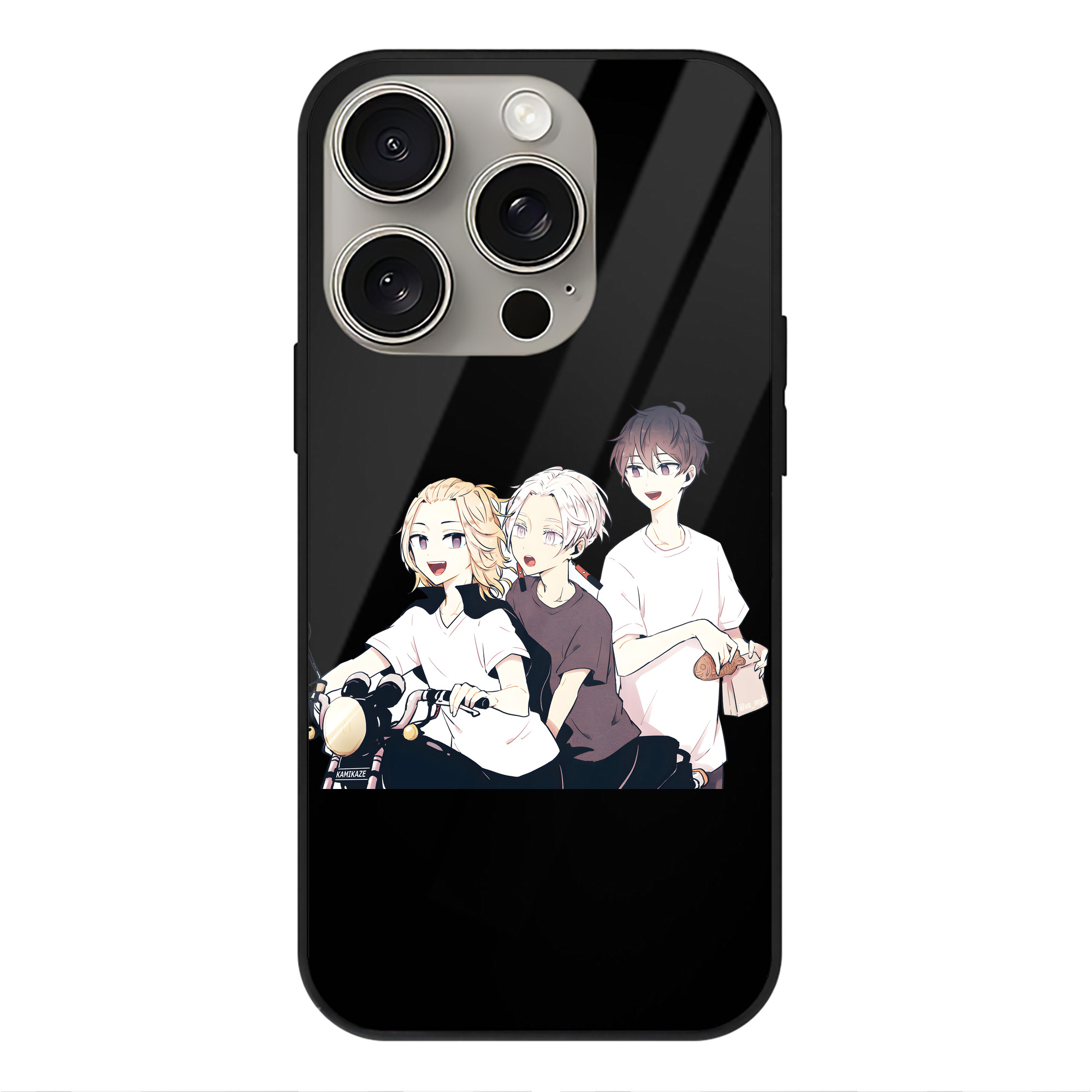 （画像用） 東京リベンジャーズ Tokyo Revengers 【iPhone15Pro対応】スマホケース 耐衝撃＆黄変防止 背面ガラス