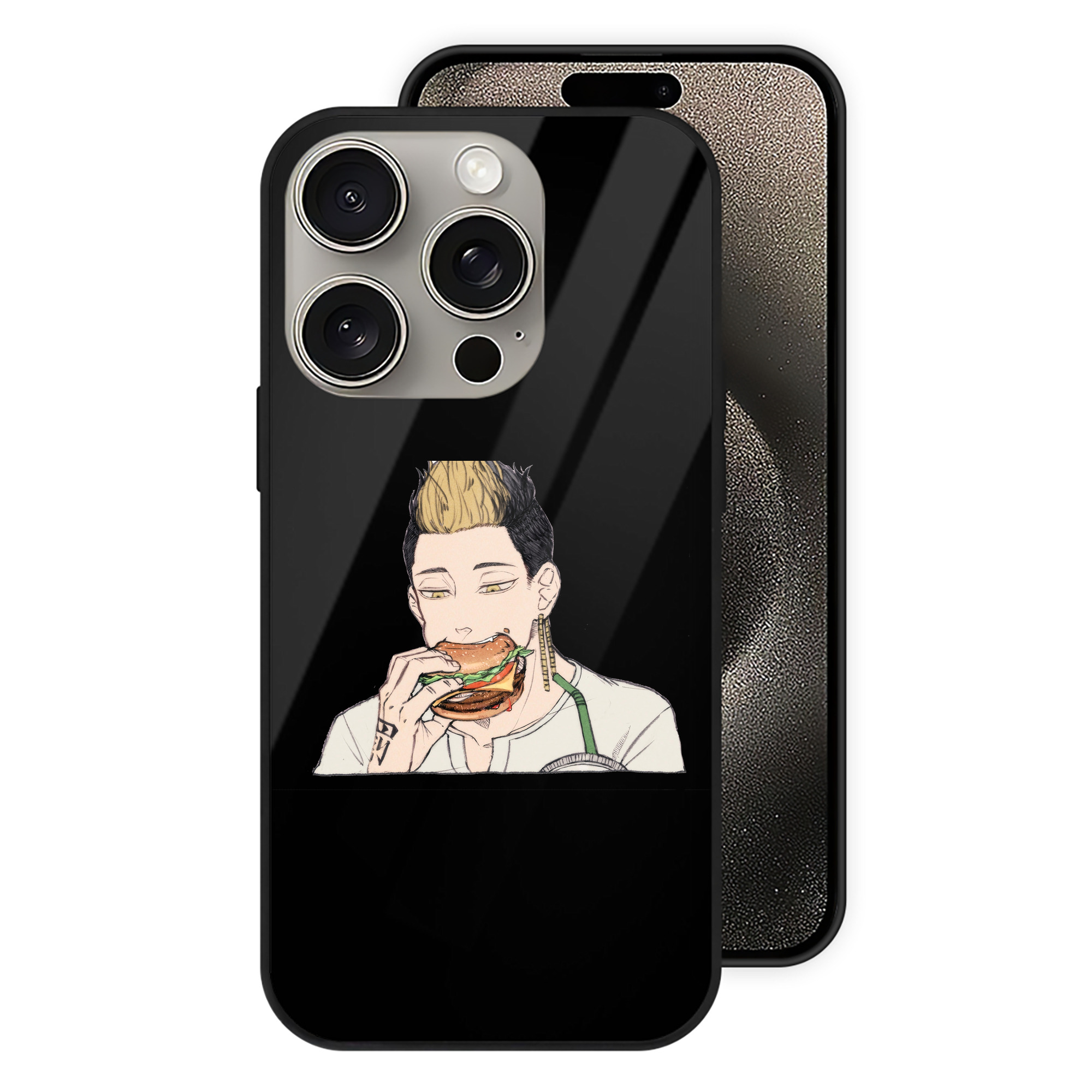 （画像用） 東京リベンジャーズ Tokyo Revengers 【iPhone15Pro対応】スマホケース 耐衝撃＆黄変防止 背面ガラス