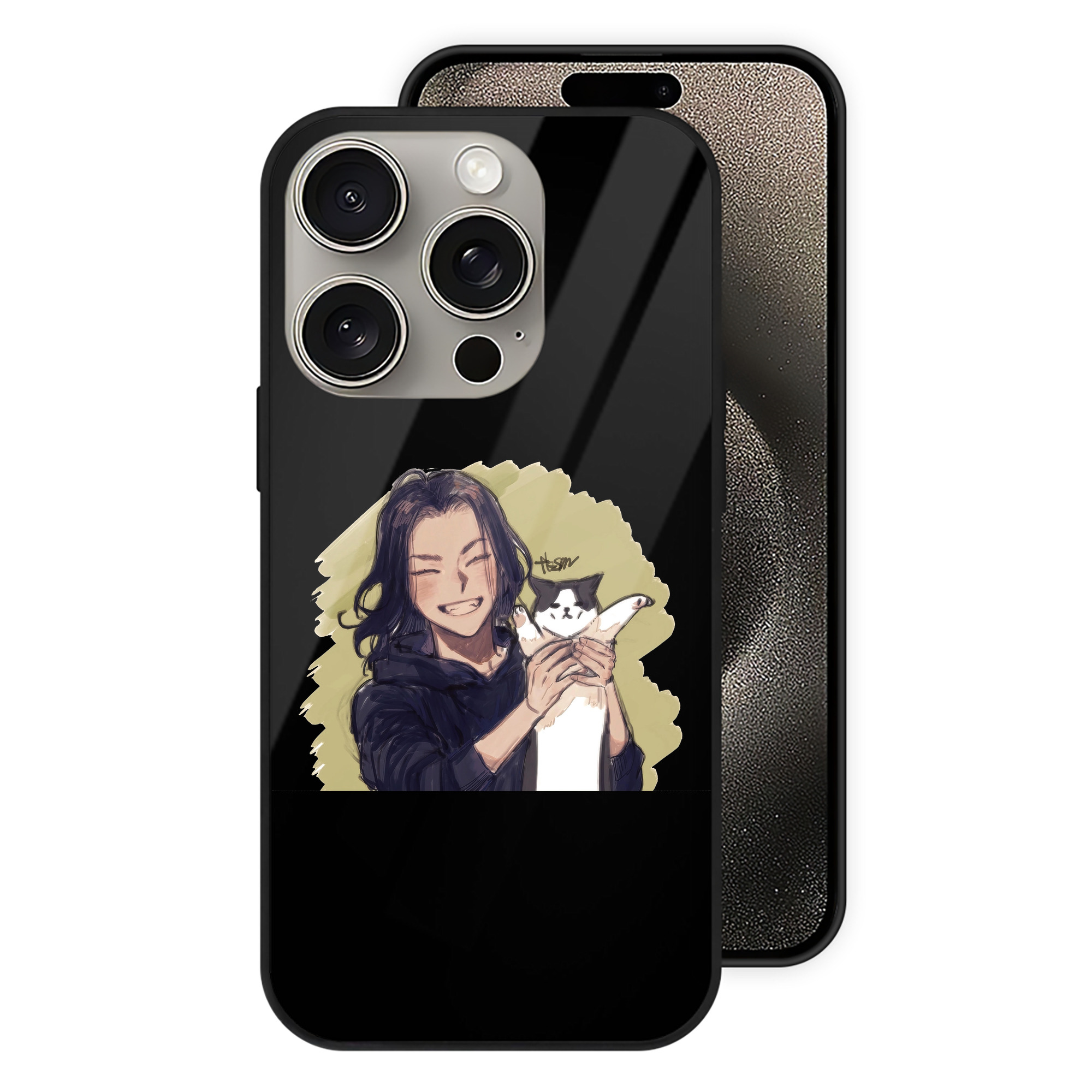 （画像用） 東京リベンジャーズ Tokyo Revengers 【iPhone15Pro対応】スマホケース 耐衝撃＆黄変防止 背面ガラス