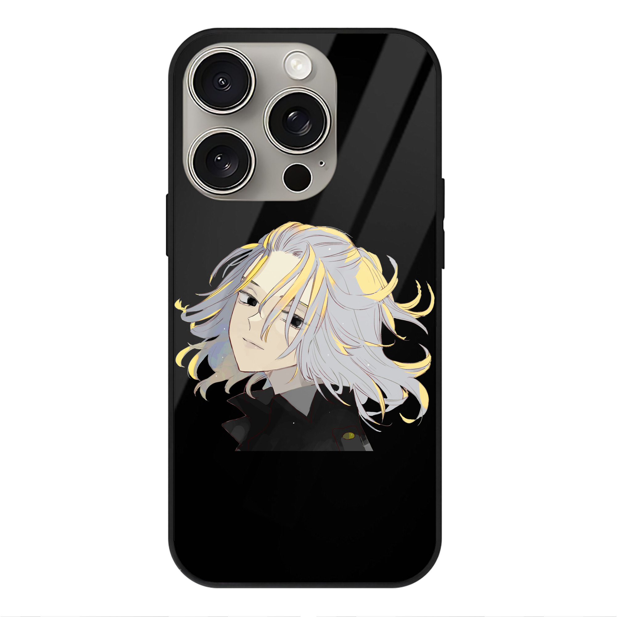 （画像用） 東京リベンジャーズ Tokyo Revengers 【iPhone15Pro対応】スマホケース 耐衝撃＆黄変防止 背面ガラス
