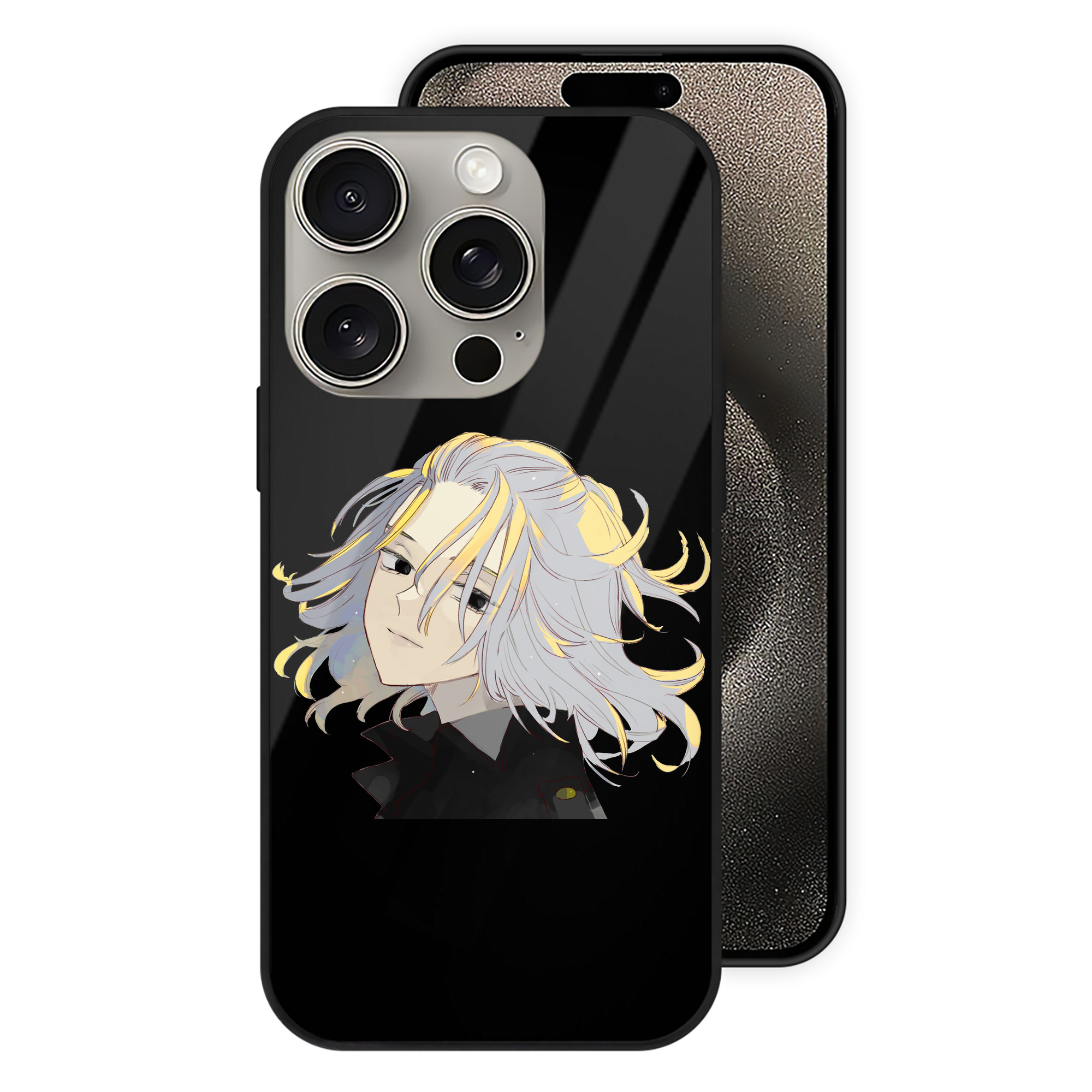 （画像用） 東京リベンジャーズ Tokyo Revengers 【iPhone15Pro対応】スマホケース 耐衝撃＆黄変防止 背面ガラス