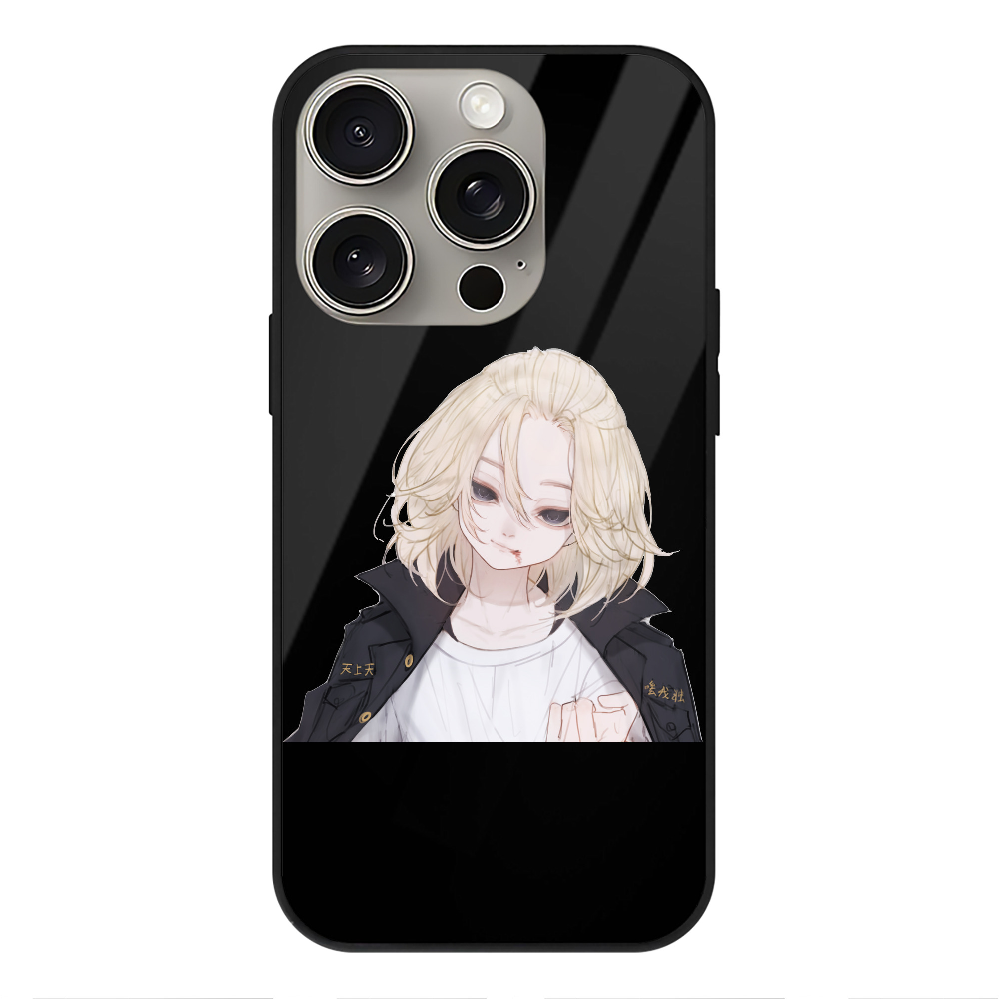 （画像用） 東京リベンジャーズ Tokyo Revengers 【iPhone15Pro対応】スマホケース 耐衝撃＆黄変防止 背面ガラス