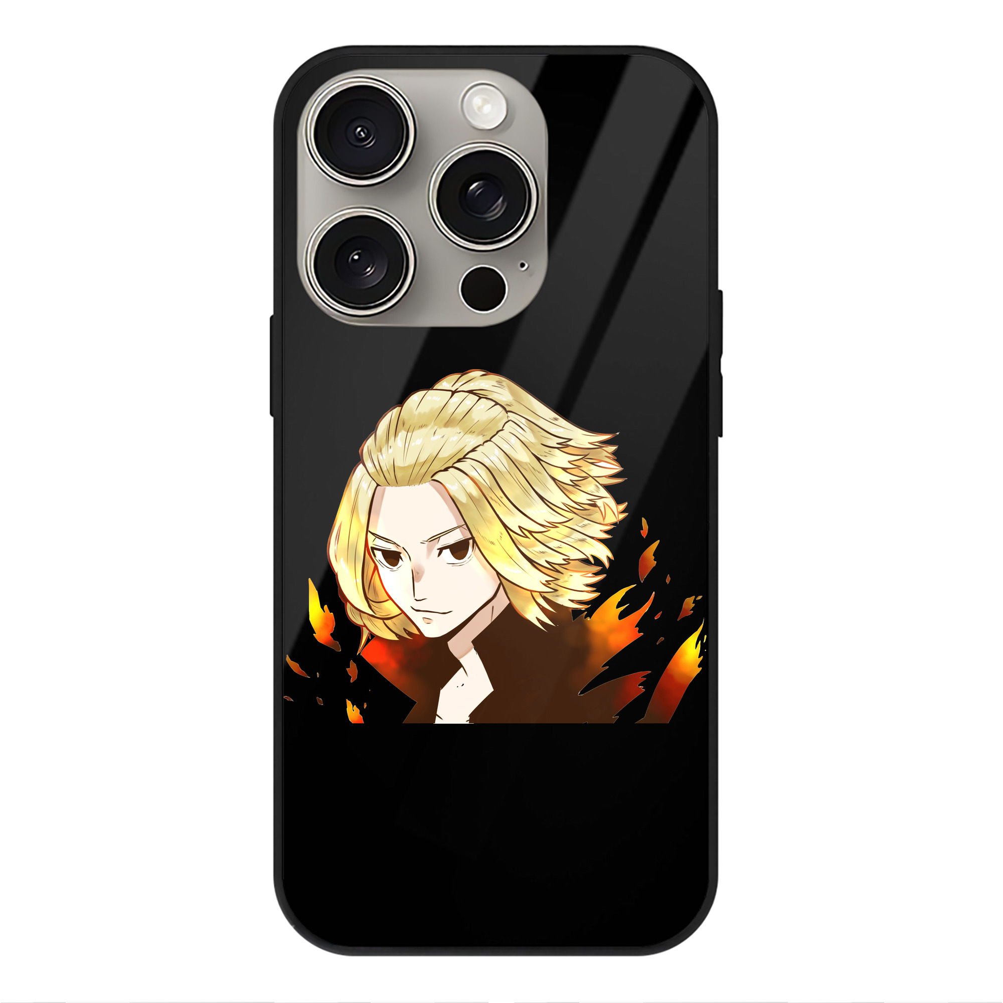 （画像用） 東京リベンジャーズ Tokyo Revengers 【iPhone15Pro対応】スマホケース 耐衝撃＆黄変防止 背面ガラス