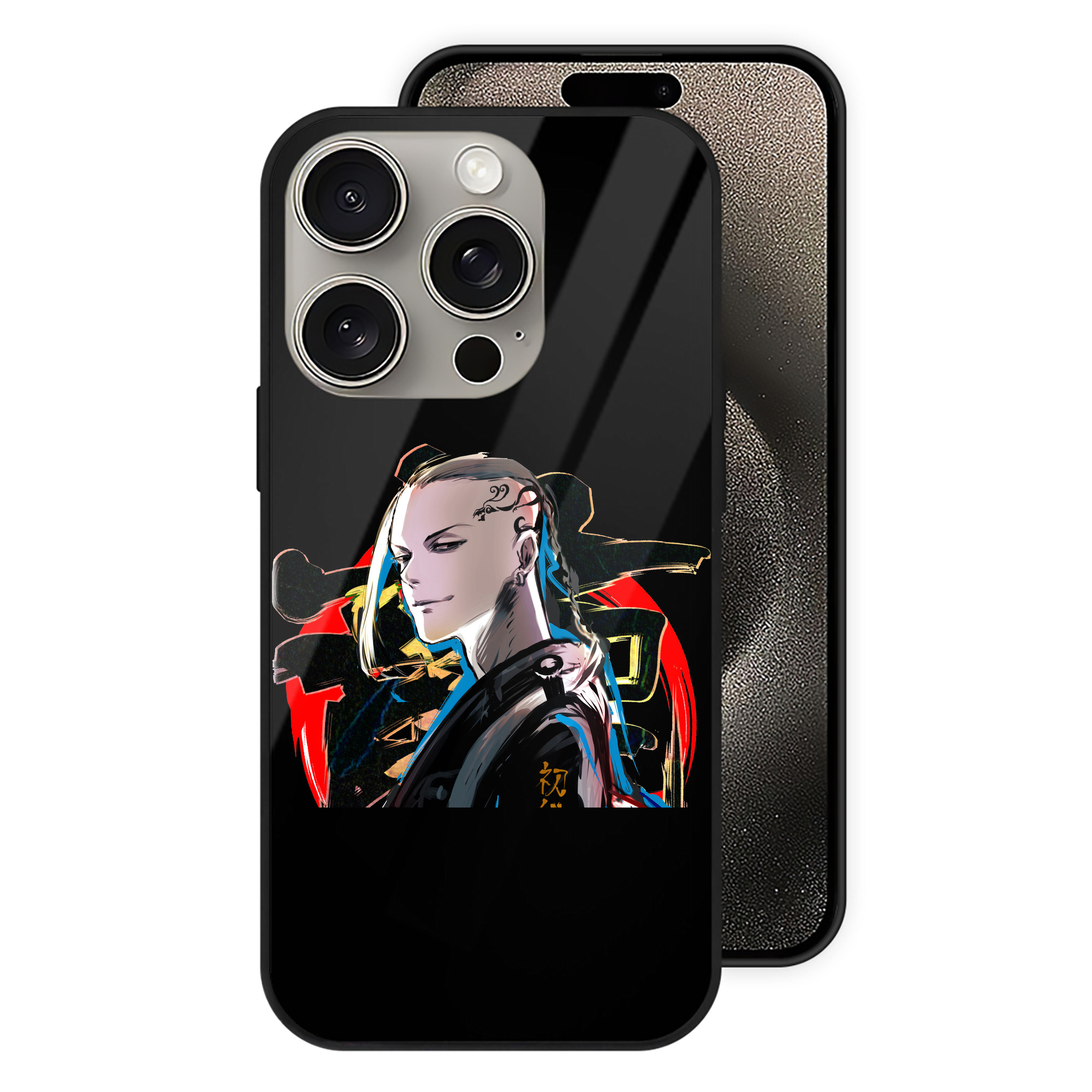 （画像用） 東京リベンジャーズ Tokyo Revengers 【iPhone15Pro対応】スマホケース 耐衝撃＆黄変防止 背面ガラス