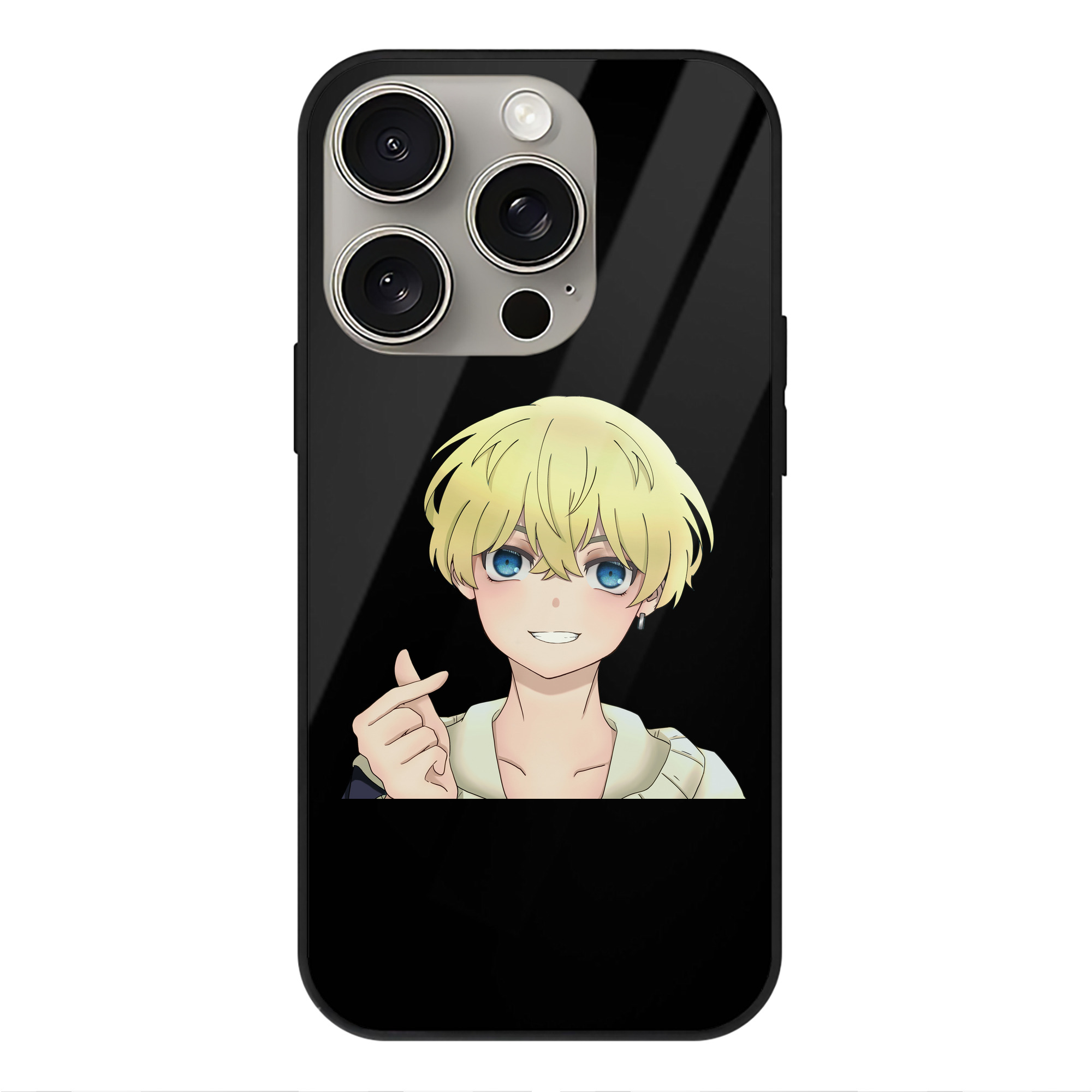 （画像用） 東京リベンジャーズ Tokyo Revengers 【iPhone15Pro対応】スマホケース 耐衝撃＆黄変防止 背面ガラス