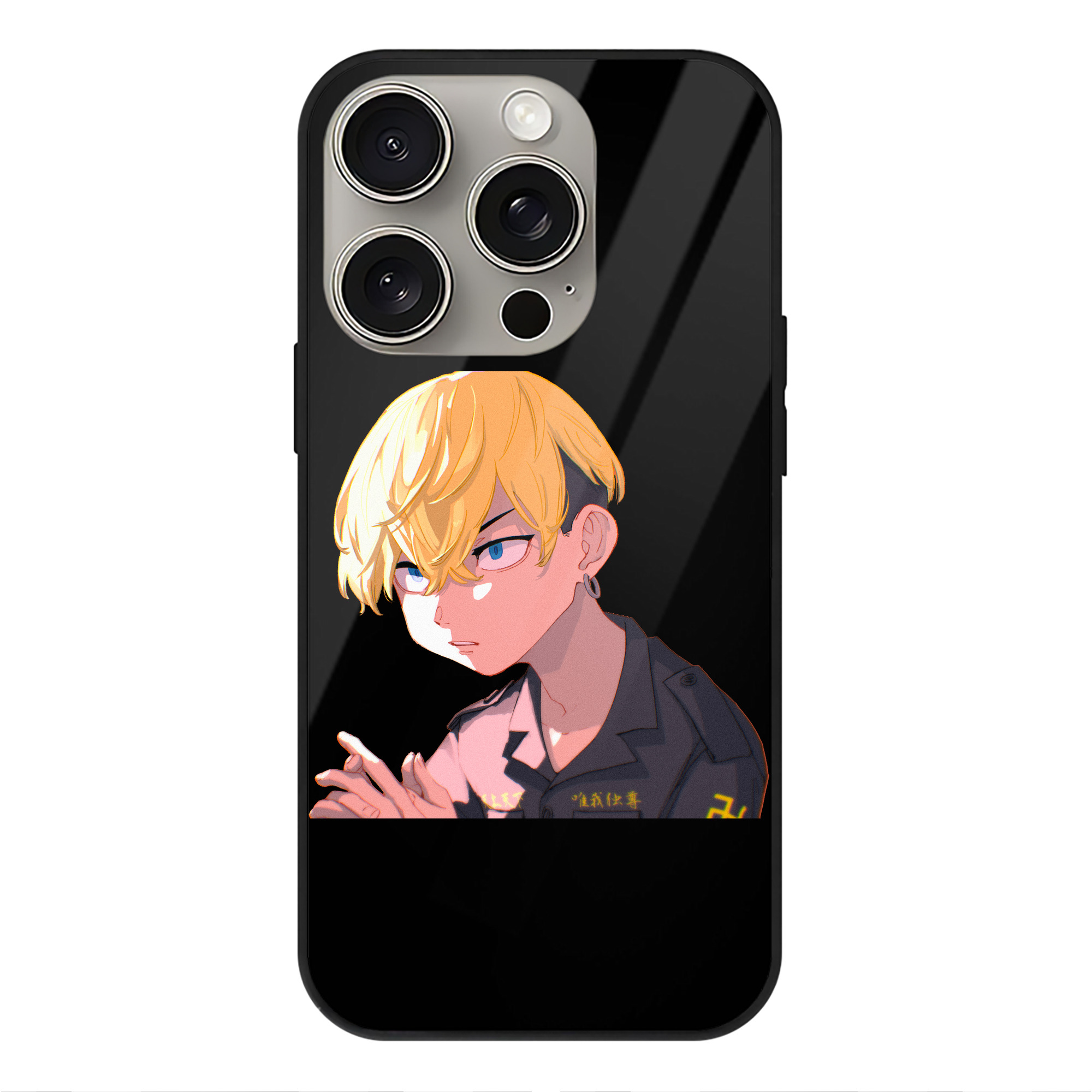 （画像用） 東京リベンジャーズ Tokyo Revengers 【iPhone15Pro対応】スマホケース 耐衝撃＆黄変防止 背面ガラス