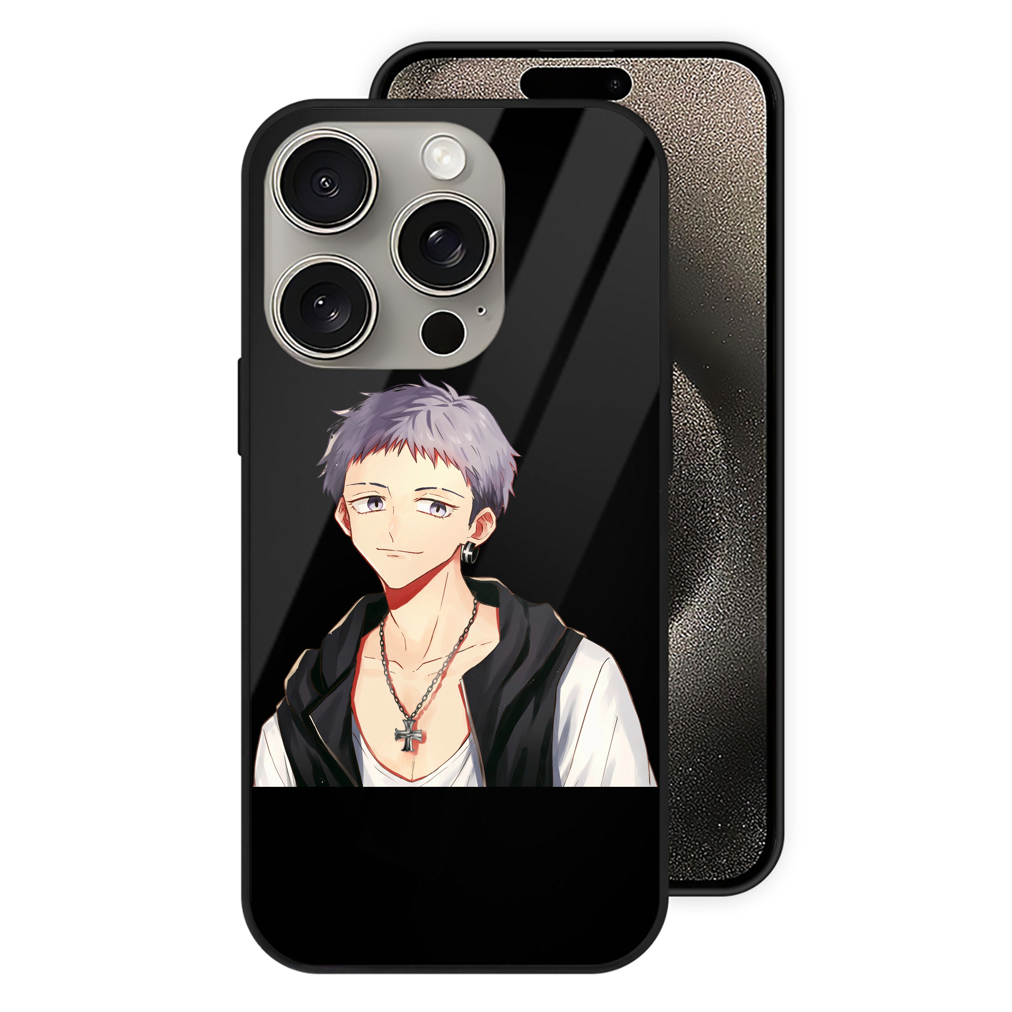 （画像用） 東京リベンジャーズ Tokyo Revengers 【iPhone15Pro対応】スマホケース 耐衝撃＆黄変防止 背面ガラス