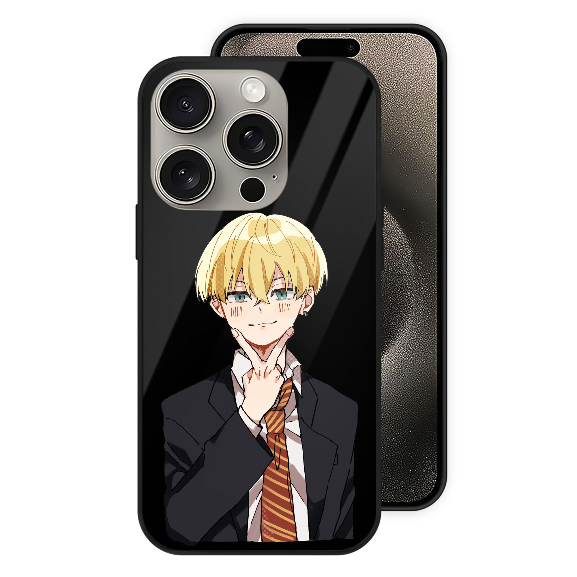 （画像用） 東京リベンジャーズ Tokyo Revengers 【iPhone15Pro対応】スマホケース 耐衝撃＆黄変防止 背面ガラス
