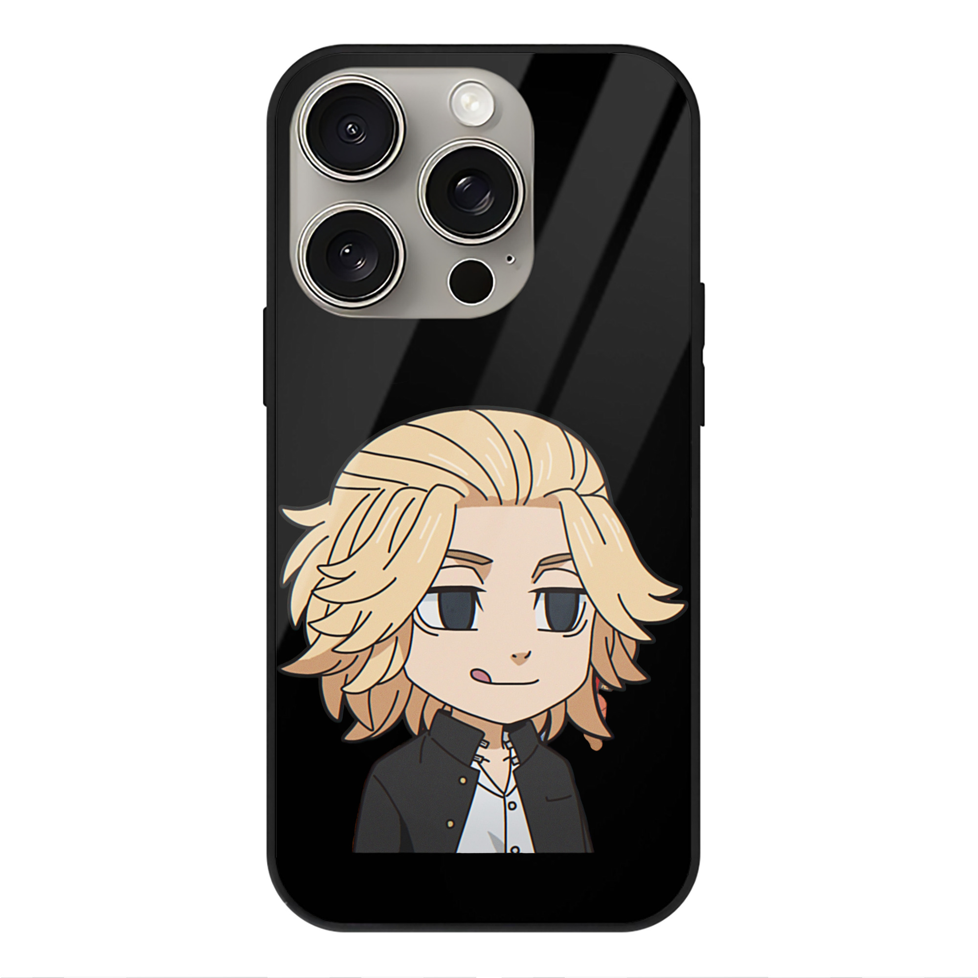 （画像用） 東京リベンジャーズ Tokyo Revengers 【iPhone15Pro対応】スマホケース 耐衝撃＆黄変防止 背面ガラス