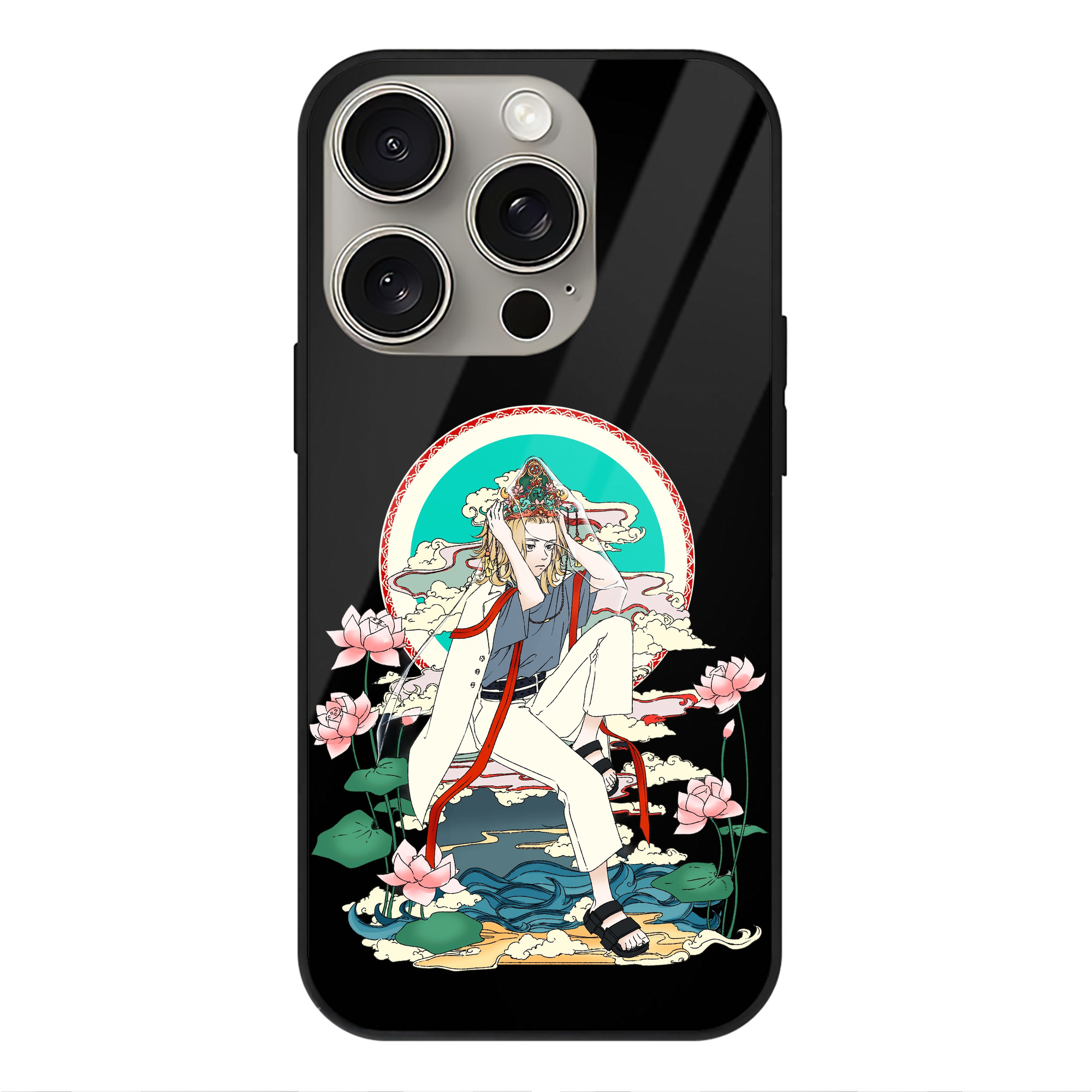 （画像用） 東京リベンジャーズ Tokyo Revengers 【iPhone15Pro対応】スマホケース 耐衝撃＆黄変防止 背面ガラス