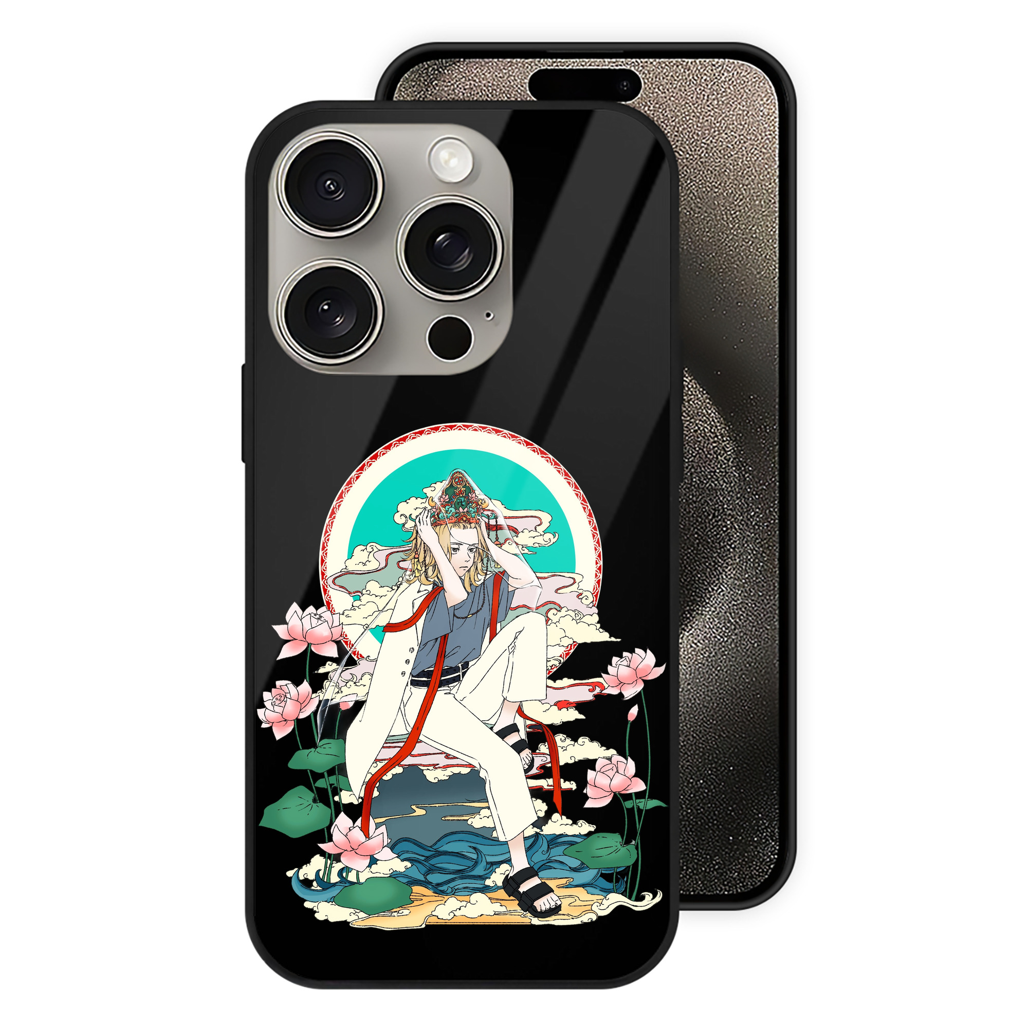 （画像用） 東京リベンジャーズ Tokyo Revengers 【iPhone15Pro対応】スマホケース 耐衝撃＆黄変防止 背面ガラス