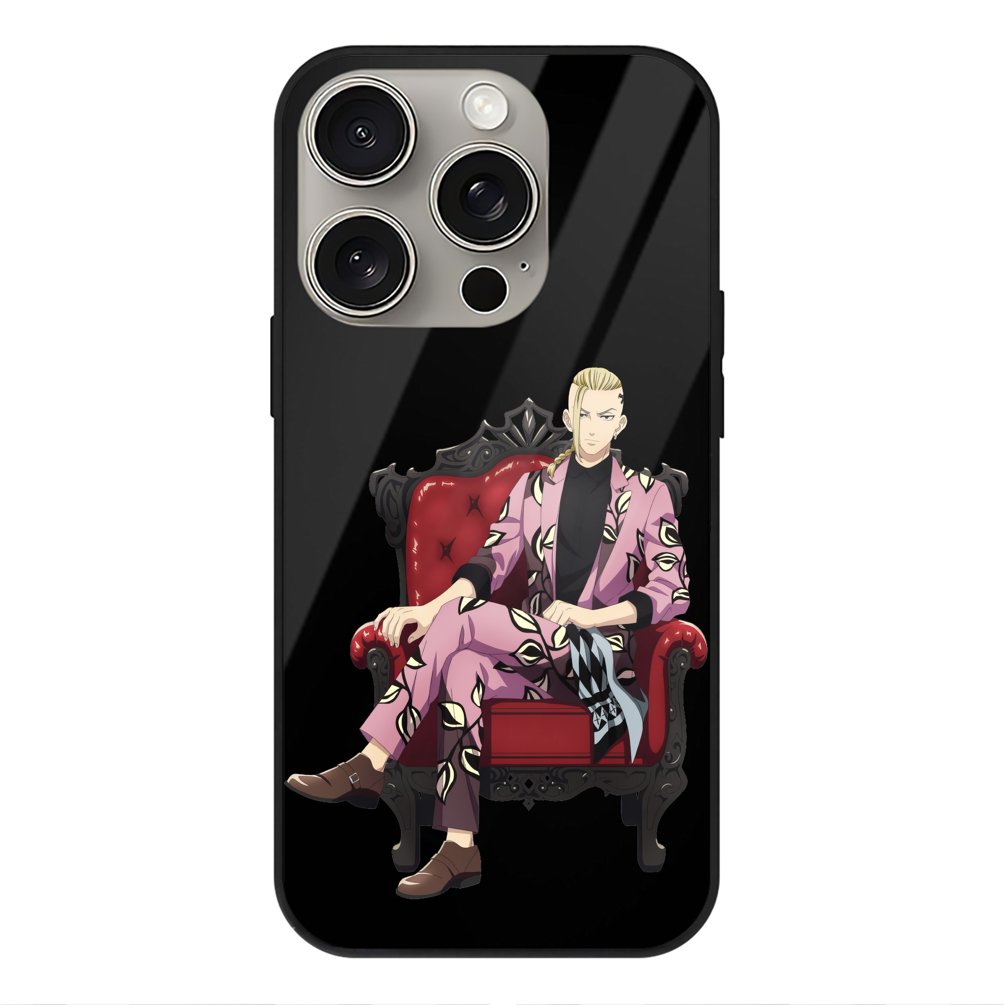 （画像用） 東京リベンジャーズ Tokyo Revengers 【iPhone15Pro対応】スマホケース 耐衝撃＆黄変防止 背面ガラス