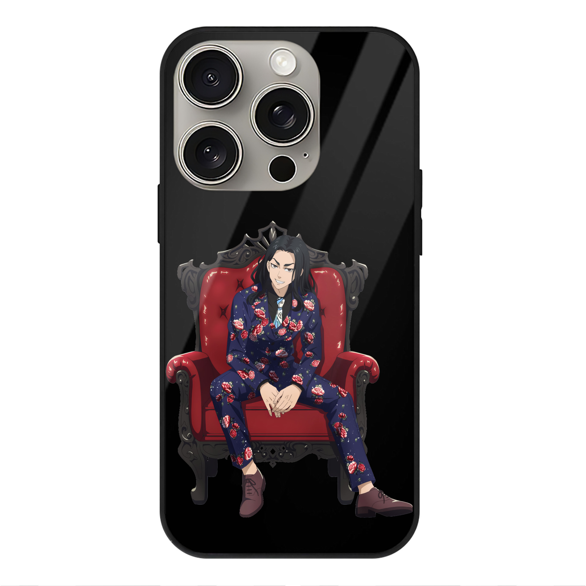 （画像用） 東京リベンジャーズ Tokyo Revengers 【iPhone15Pro対応】スマホケース 耐衝撃＆黄変防止 背面ガラス