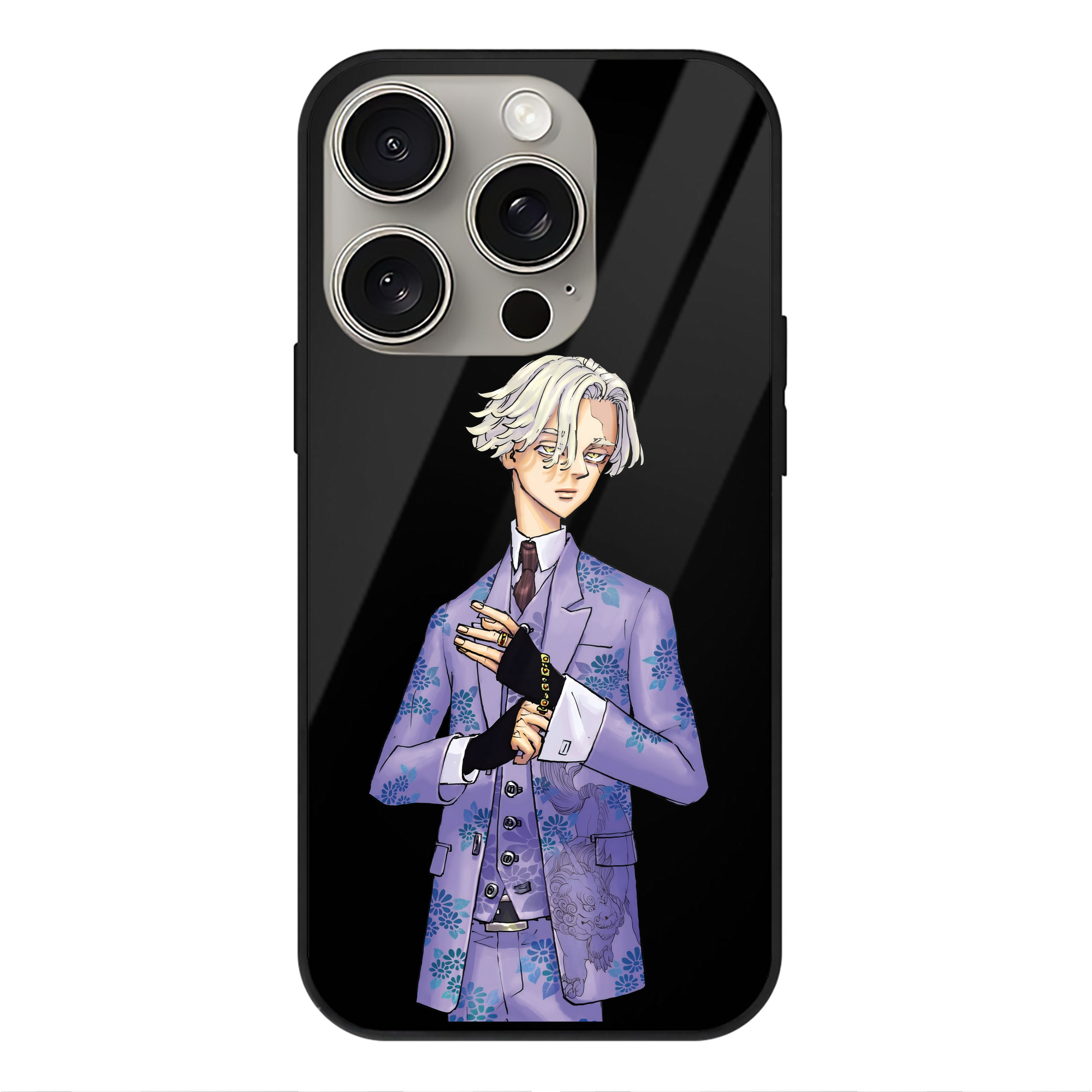（画像用） 東京リベンジャーズ Tokyo Revengers 【iPhone15Pro対応】スマホケース 耐衝撃＆黄変防止 背面ガラス