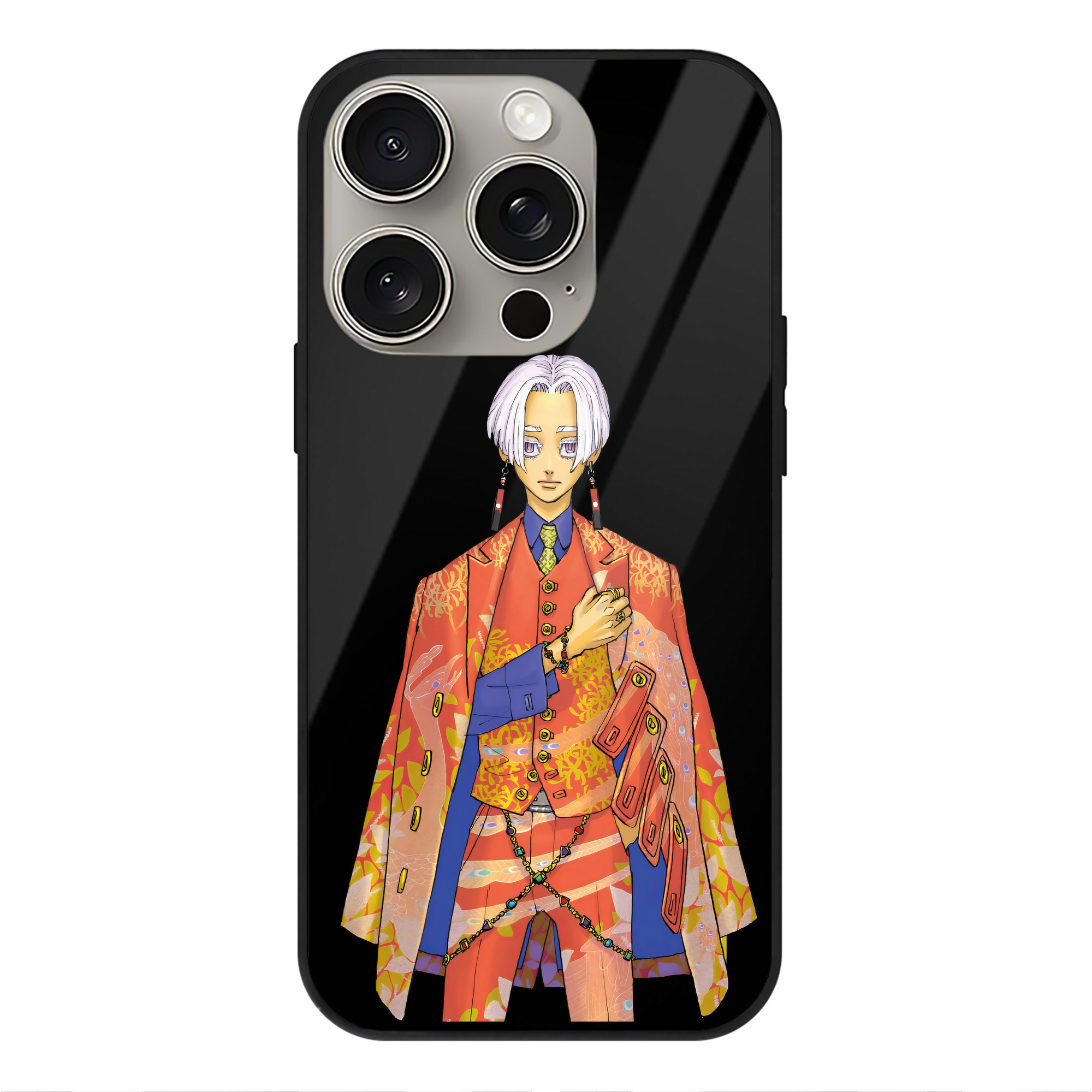 （画像用） 東京リベンジャーズ Tokyo Revengers 【iPhone15Pro対応】スマホケース 耐衝撃＆黄変防止 背面ガラス