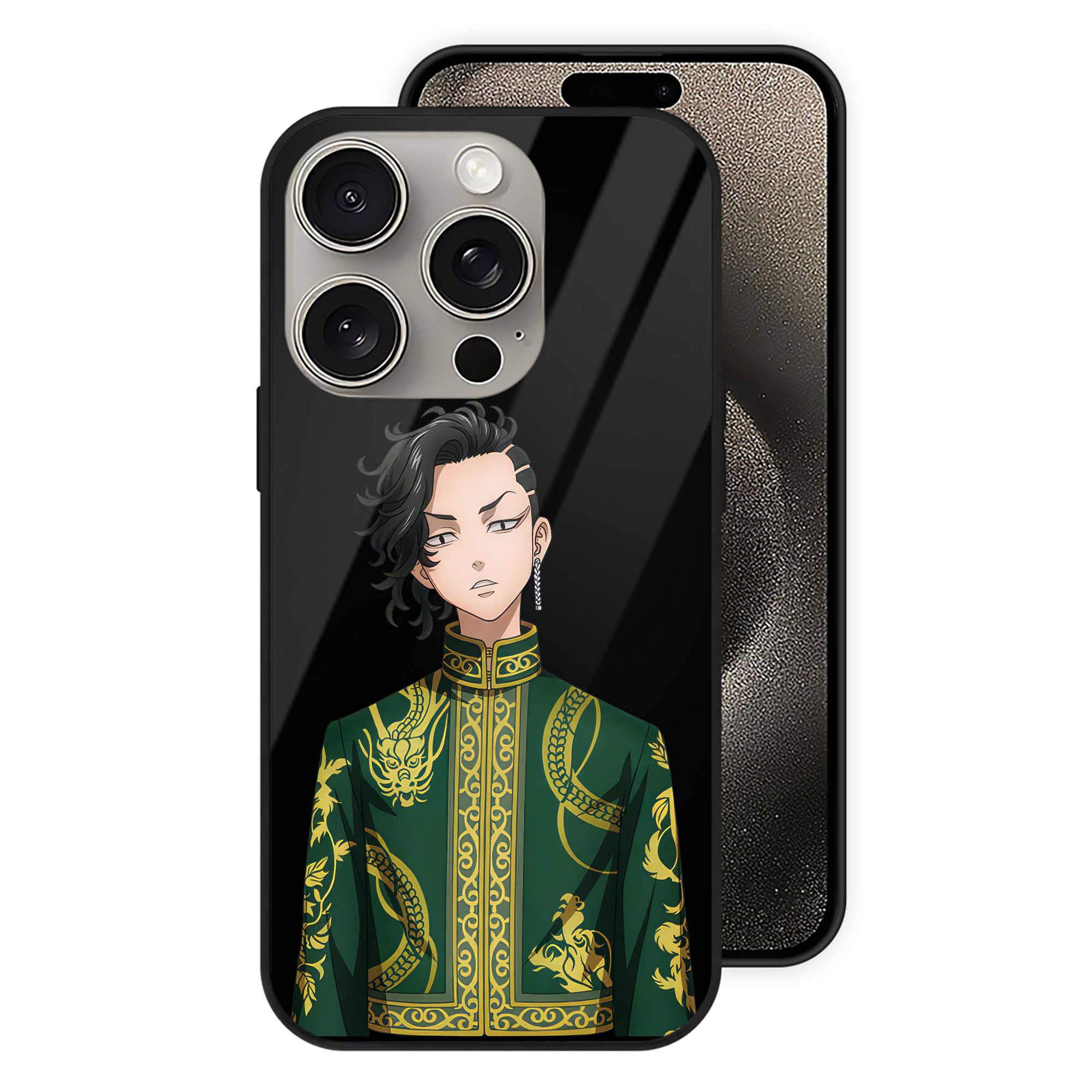 （画像用） 東京リベンジャーズ Tokyo Revengers 【iPhone15Pro対応】スマホケース 耐衝撃＆黄変防止 背面ガラス