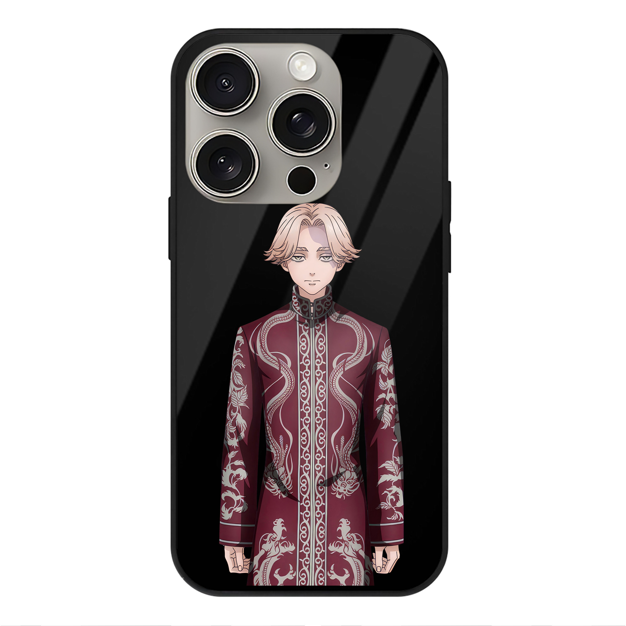 （画像用） 東京リベンジャーズ Tokyo Revengers 【iPhone15Pro対応】スマホケース 耐衝撃＆黄変防止 背面ガラス