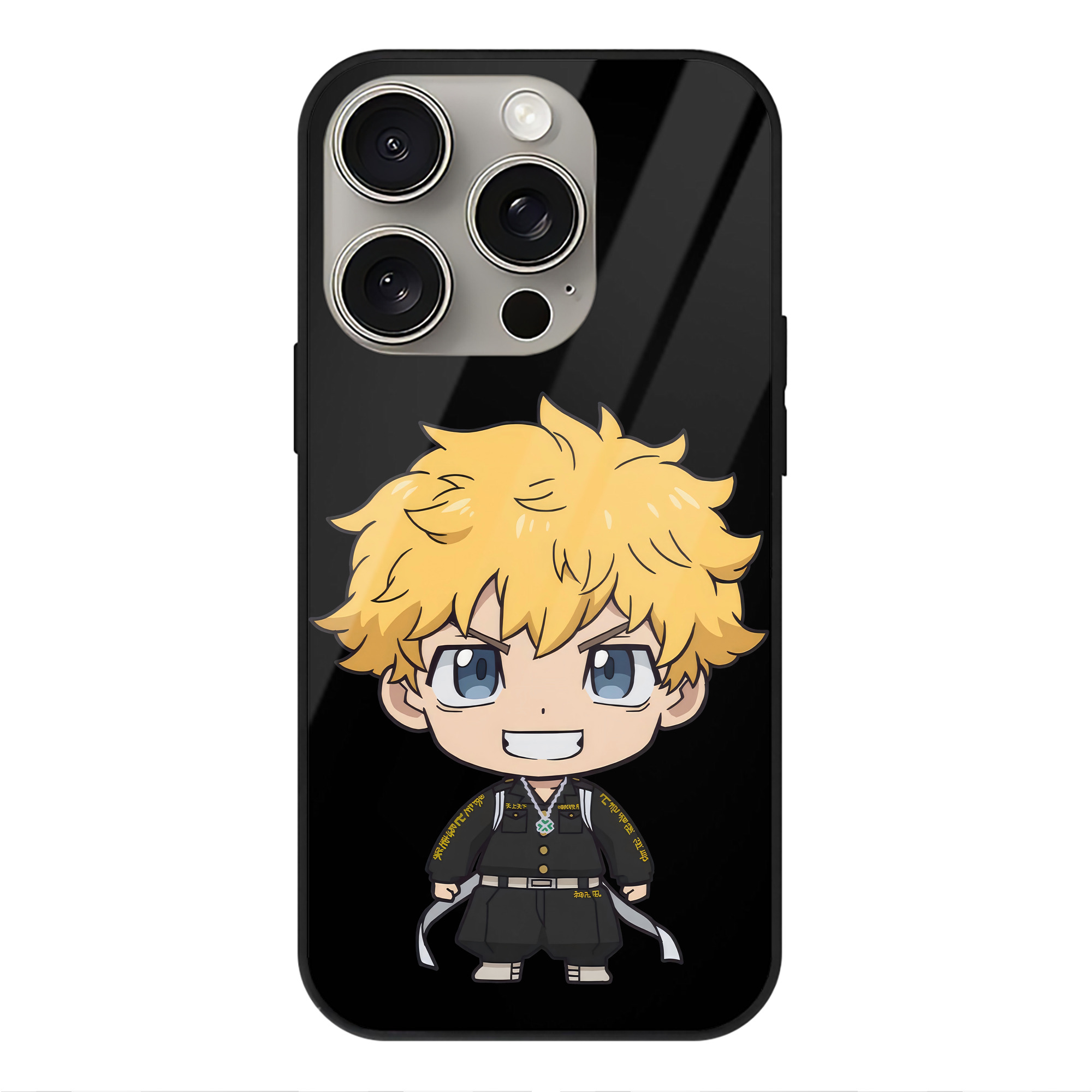 （画像用） 東京リベンジャーズ Tokyo Revengers 【iPhone15Pro対応】スマホケース 耐衝撃＆黄変防止 背面ガラス
