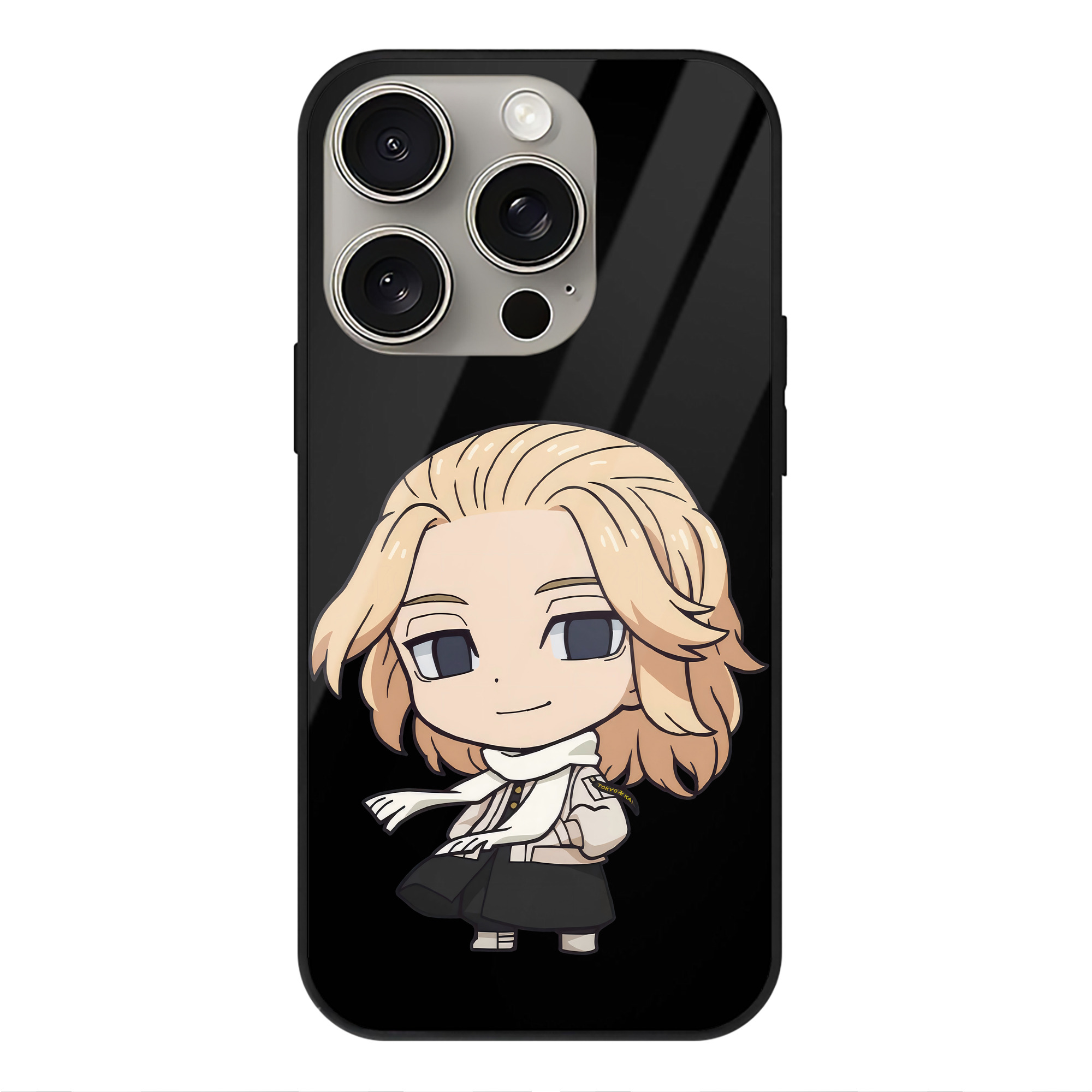 （画像用） 東京リベンジャーズ Tokyo Revengers 【iPhone15Pro対応】スマホケース 耐衝撃＆黄変防止 背面ガラス