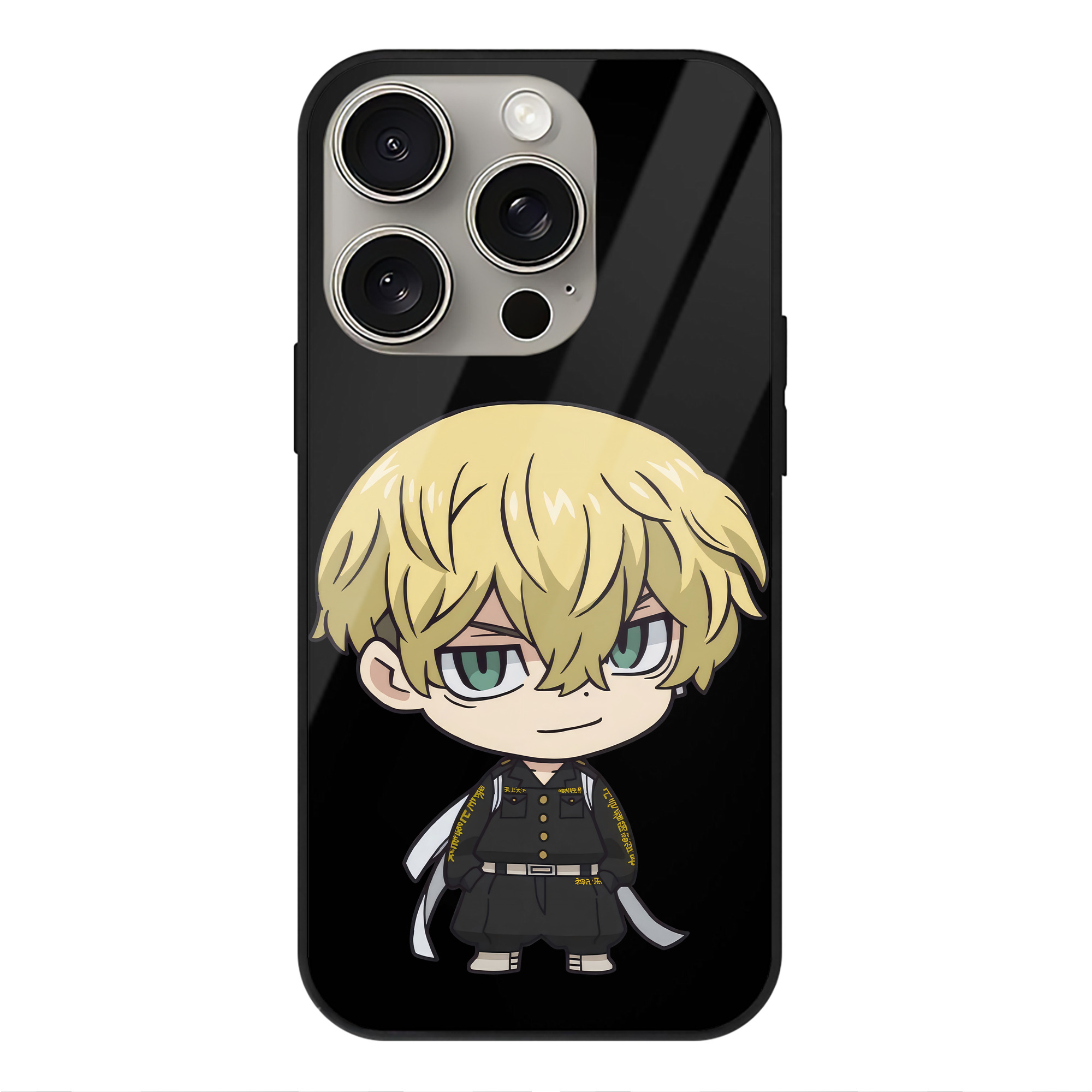 （画像用） 東京リベンジャーズ Tokyo Revengers 【iPhone15Pro対応】スマホケース 耐衝撃＆黄変防止 背面ガラス