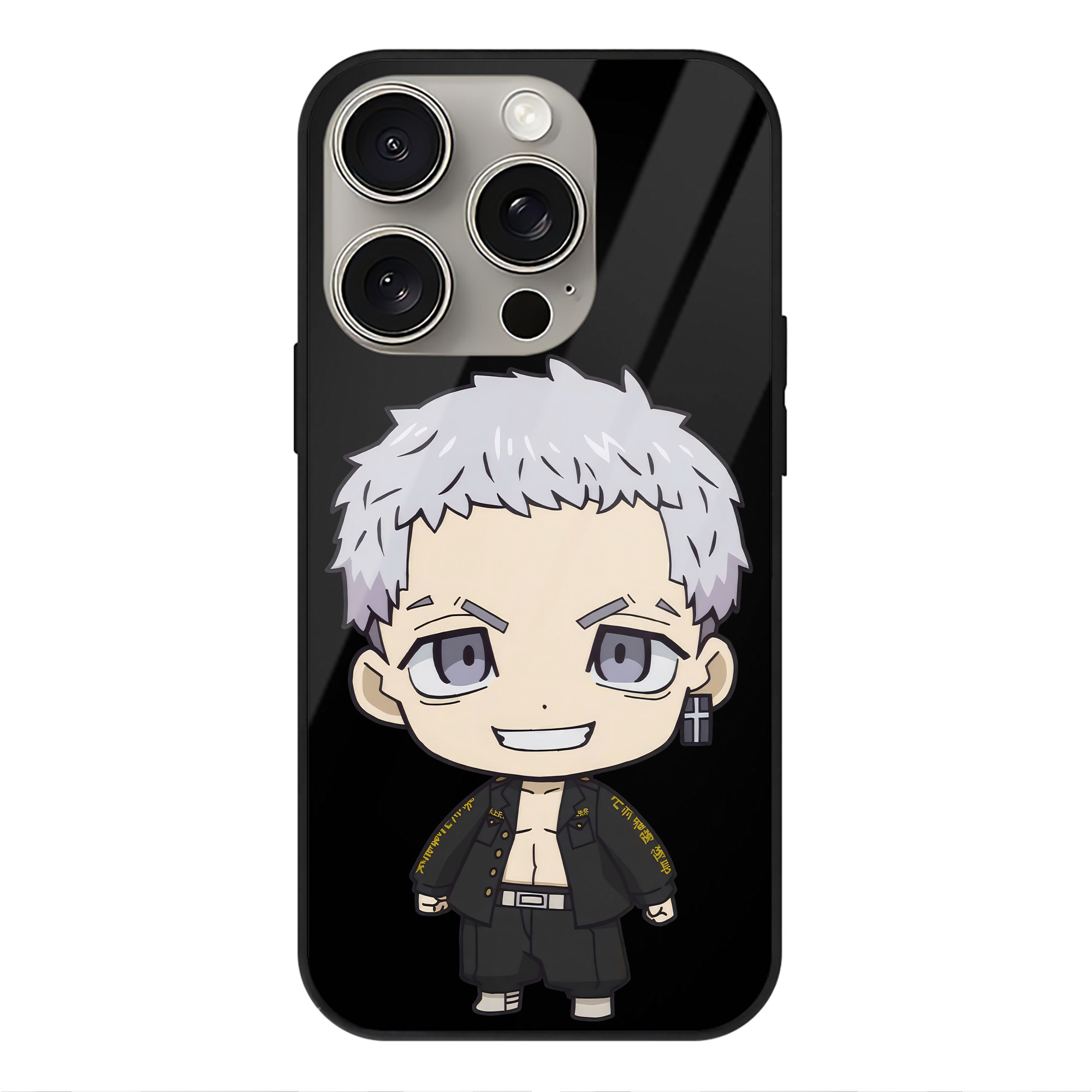（画像用） 東京リベンジャーズ Tokyo Revengers 【iPhone15Pro対応】スマホケース 耐衝撃＆黄変防止 背面ガラス