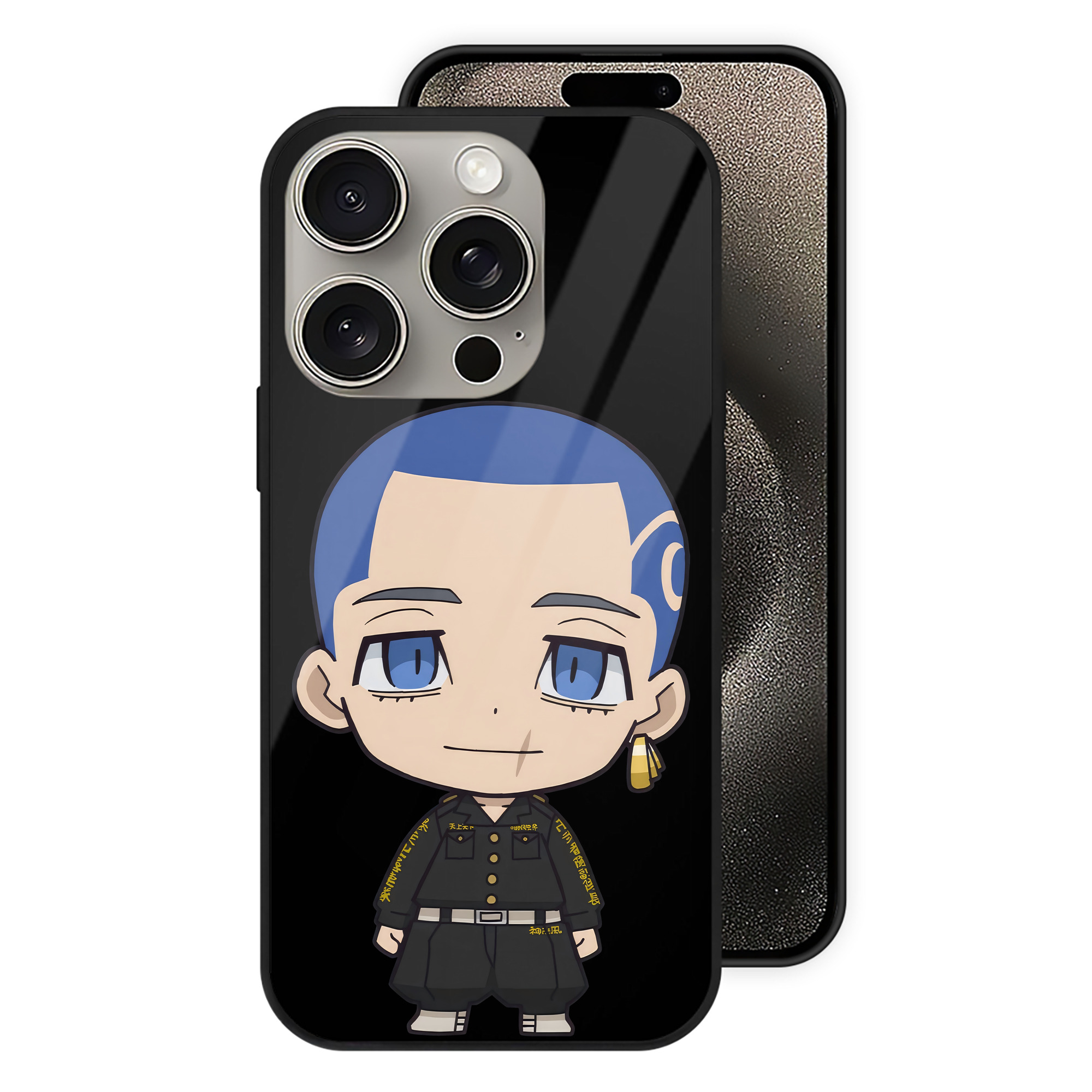 （画像用） 東京リベンジャーズ Tokyo Revengers 【iPhone15Pro対応】スマホケース 耐衝撃＆黄変防止 背面ガラス