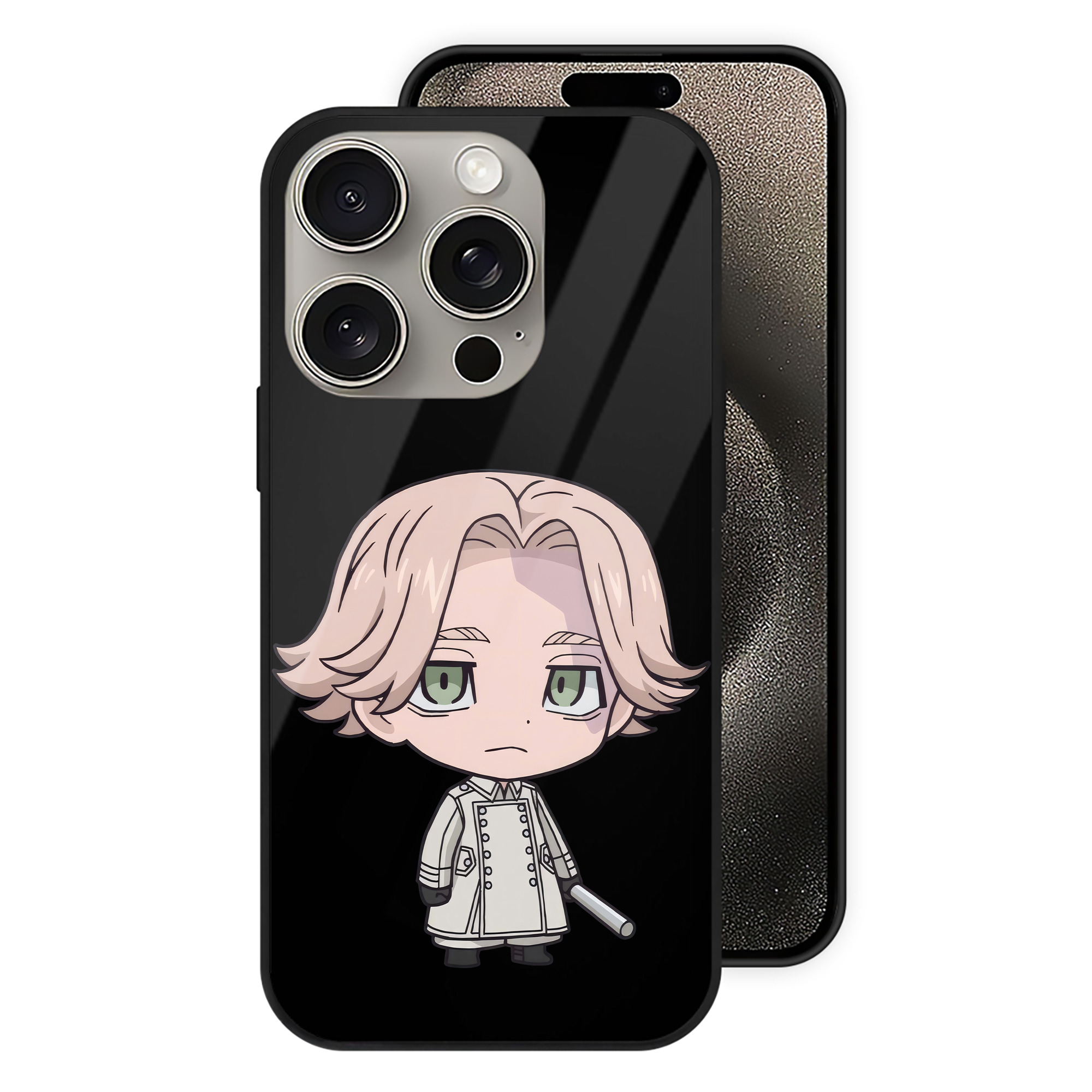（画像用） 東京リベンジャーズ Tokyo Revengers 【iPhone15Pro対応】スマホケース 耐衝撃＆黄変防止 背面ガラス