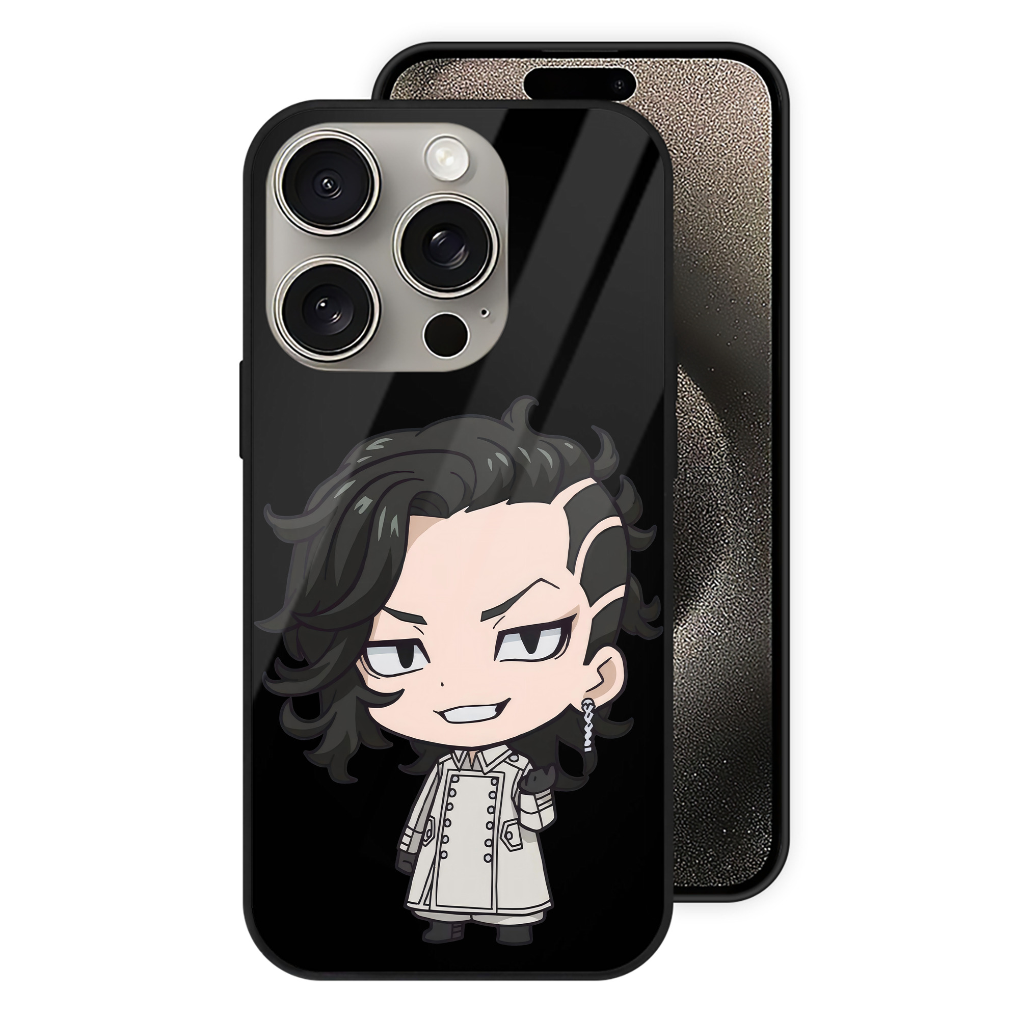 （画像用） 東京リベンジャーズ Tokyo Revengers 【iPhone15Pro対応】スマホケース 耐衝撃＆黄変防止 背面ガラス