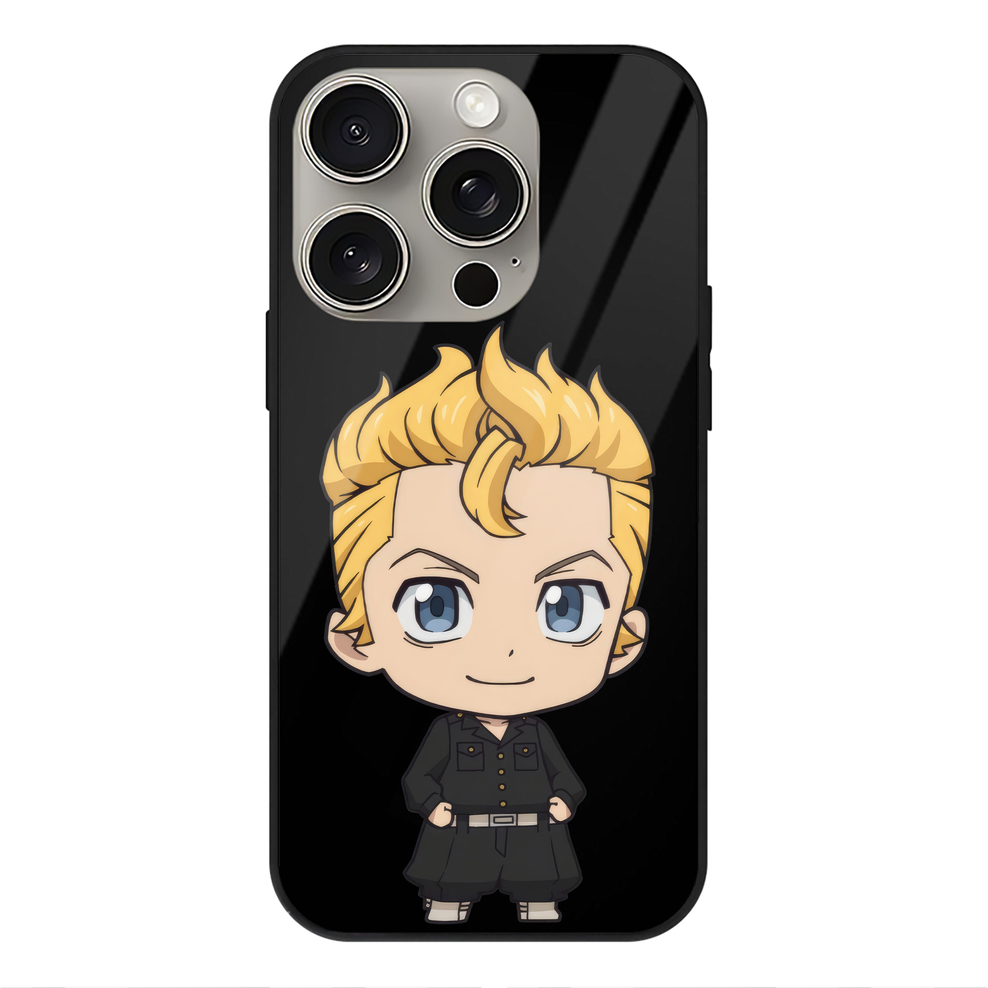 （画像用） 東京リベンジャーズ Tokyo Revengers 【iPhone15Pro対応】スマホケース 耐衝撃＆黄変防止 背面ガラス