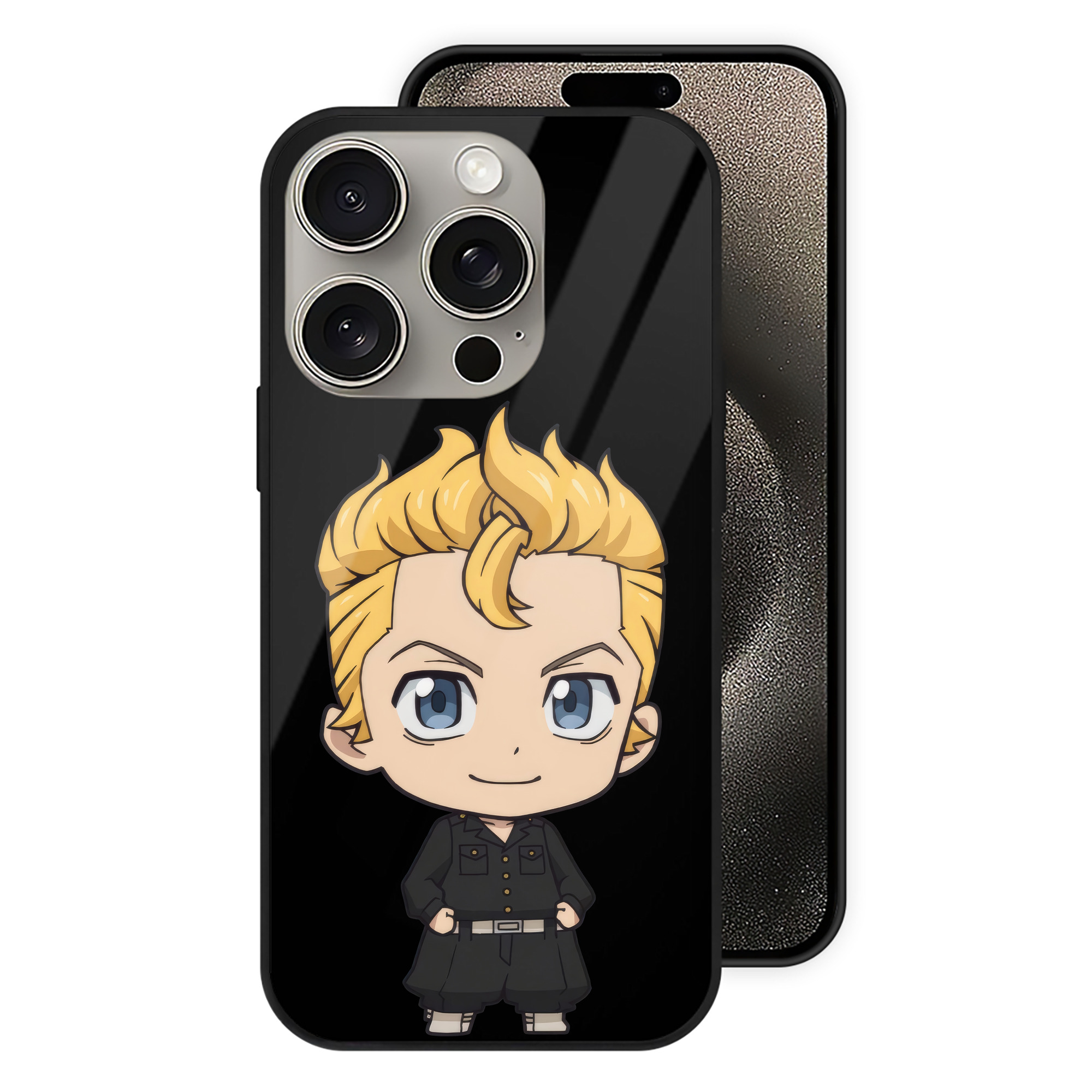 （画像用） 東京リベンジャーズ Tokyo Revengers 【iPhone15Pro対応】スマホケース 耐衝撃＆黄変防止 背面ガラス