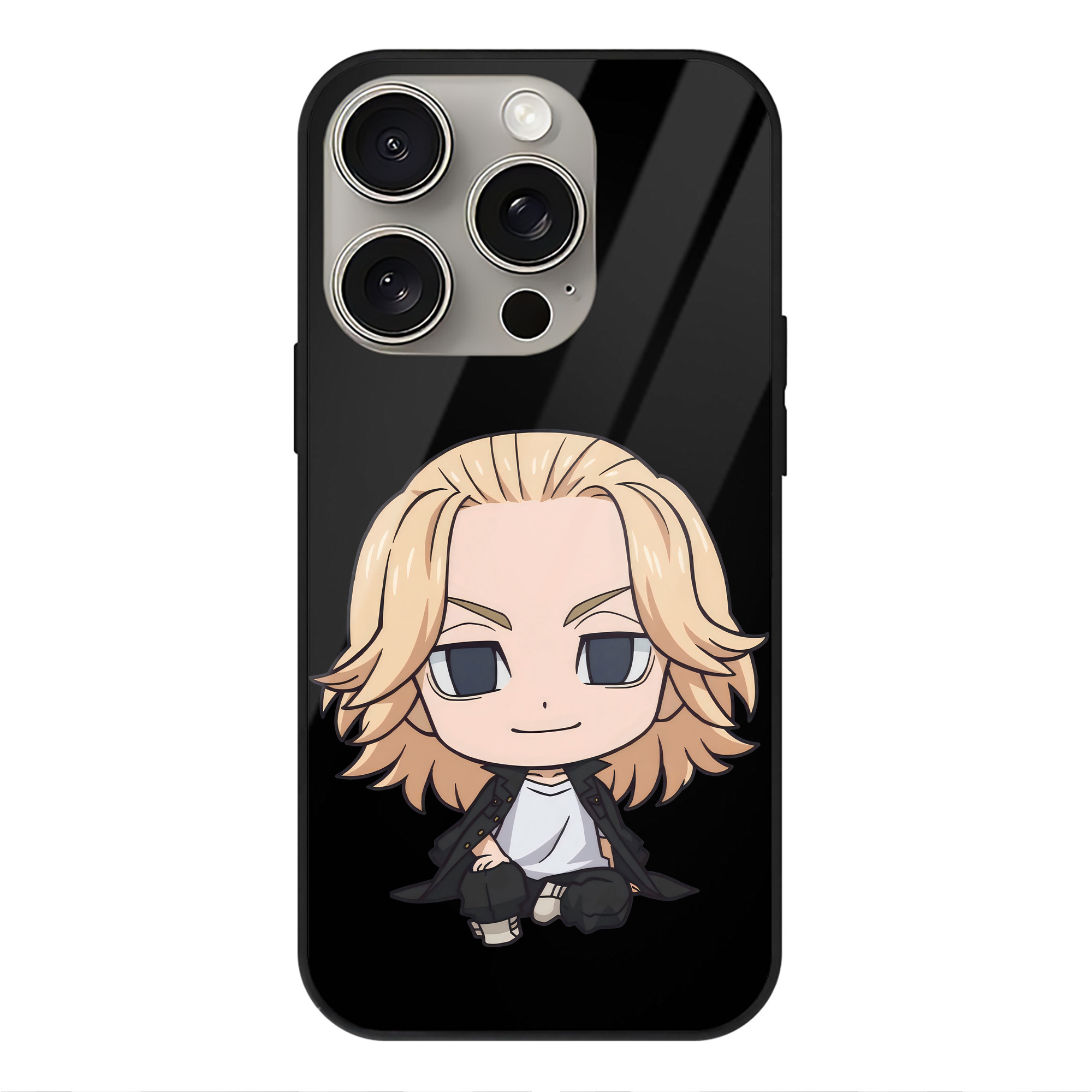 （画像用） 東京リベンジャーズ Tokyo Revengers 【iPhone15Pro対応】スマホケース 耐衝撃＆黄変防止 背面ガラス