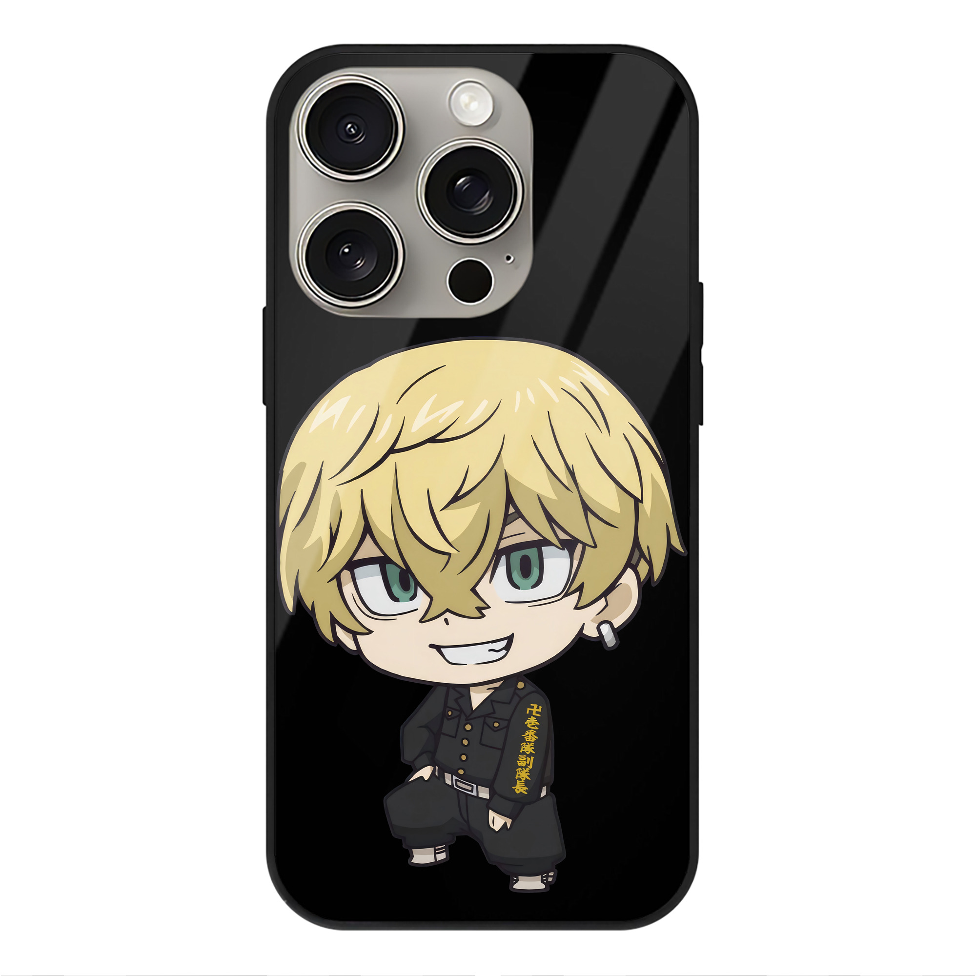 （画像用） 東京リベンジャーズ Tokyo Revengers 【iPhone15Pro対応】スマホケース 耐衝撃＆黄変防止 背面ガラス