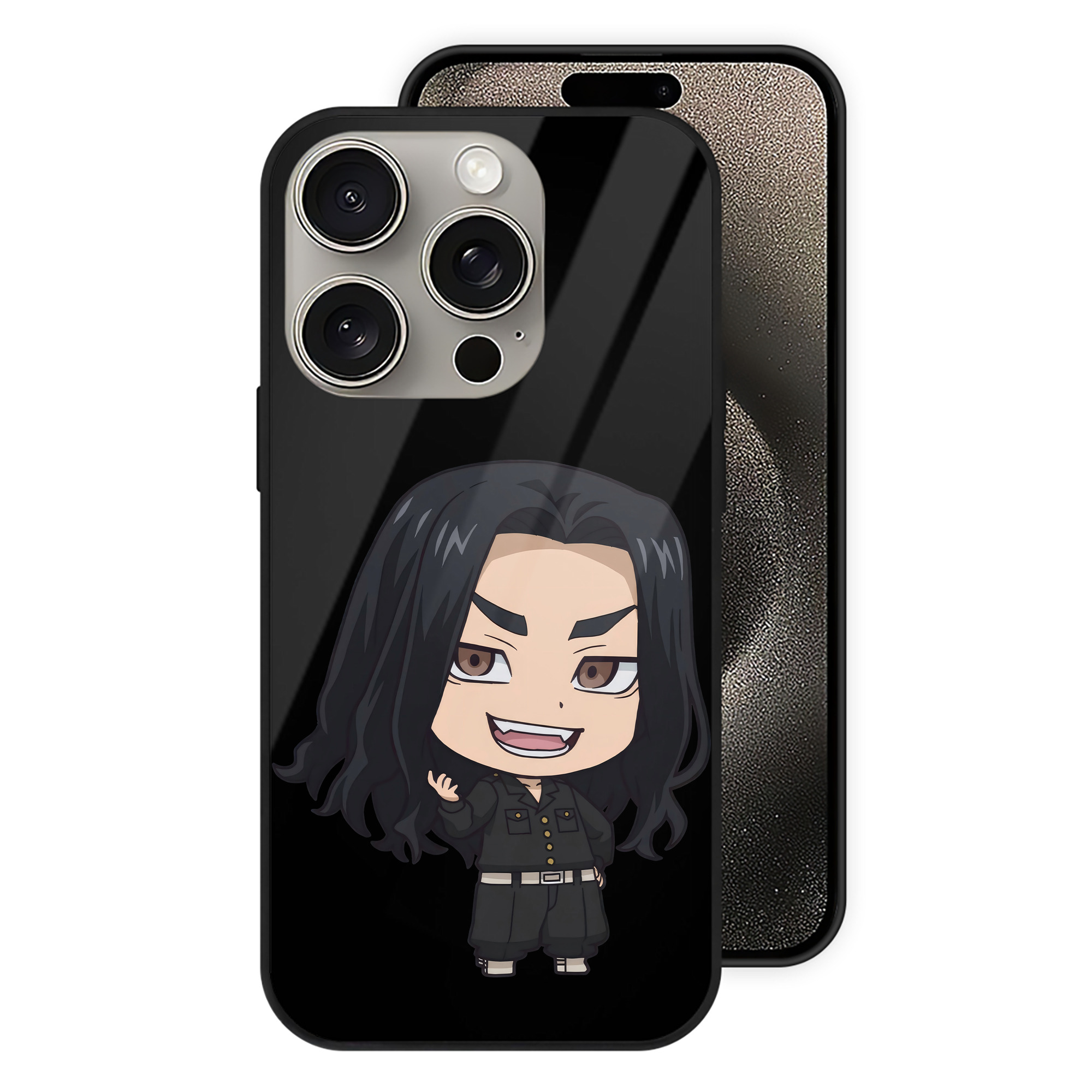 （画像用） 東京リベンジャーズ Tokyo Revengers 【iPhone15Pro対応】スマホケース 耐衝撃＆黄変防止 背面ガラス