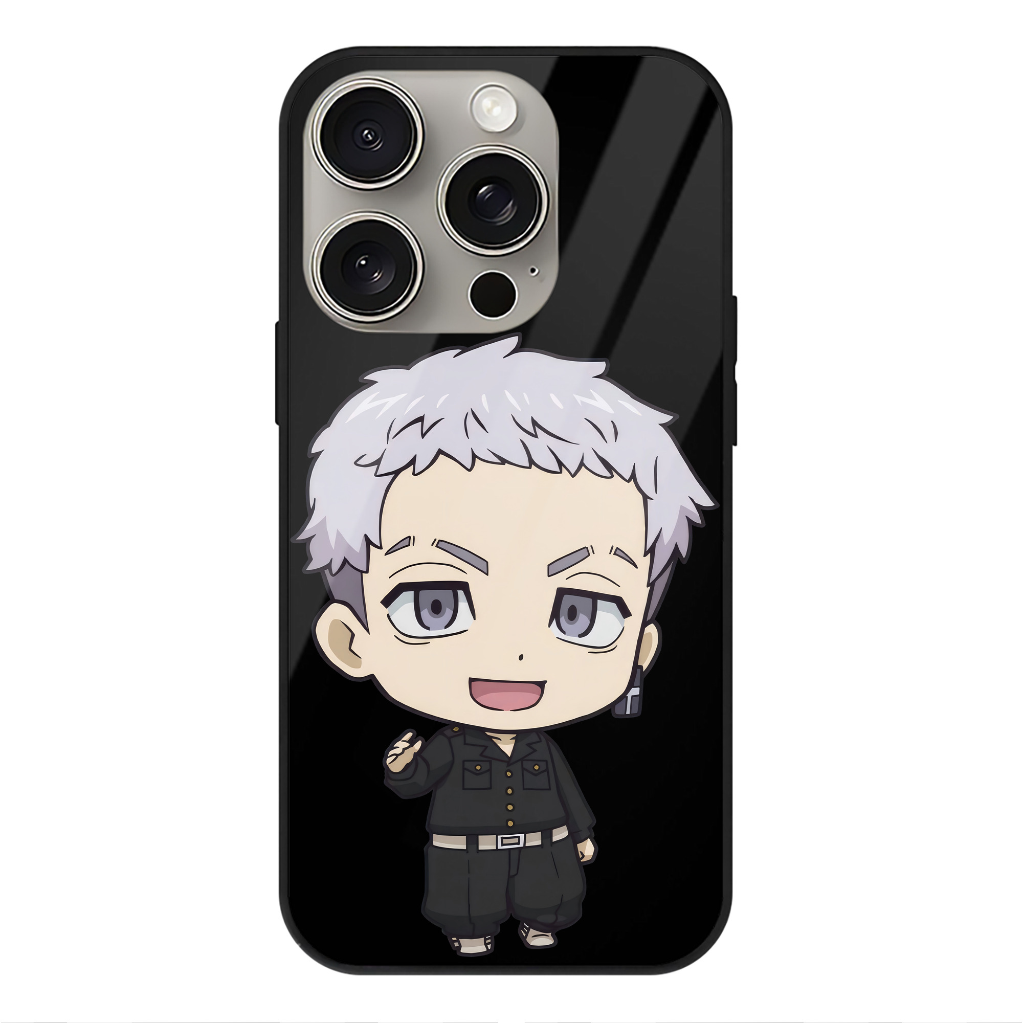 （画像用） 東京リベンジャーズ Tokyo Revengers 【iPhone15Pro対応】スマホケース 耐衝撃＆黄変防止 背面ガラス