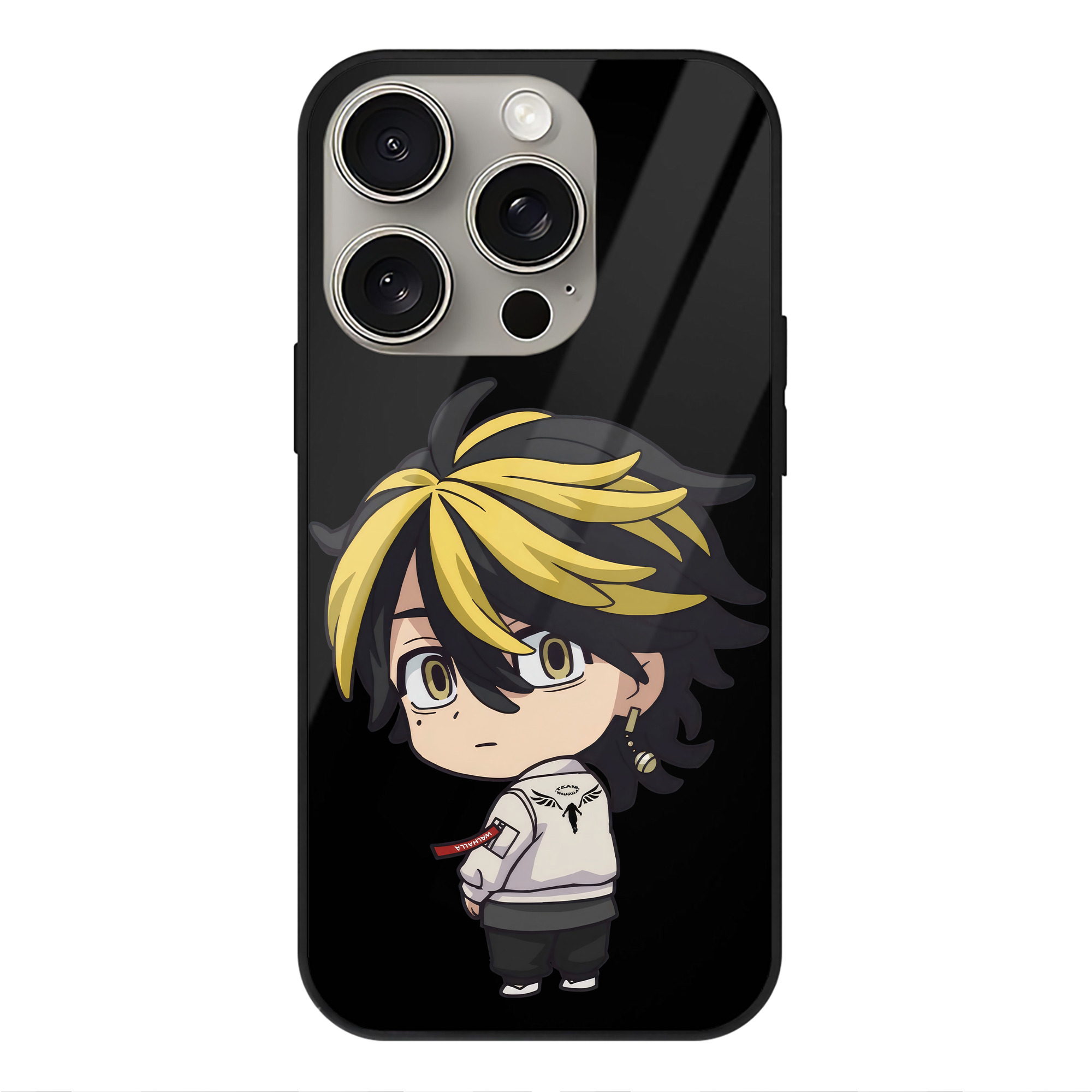 （画像用） 東京リベンジャーズ Tokyo Revengers 【iPhone15Pro対応】スマホケース 耐衝撃＆黄変防止 背面ガラス