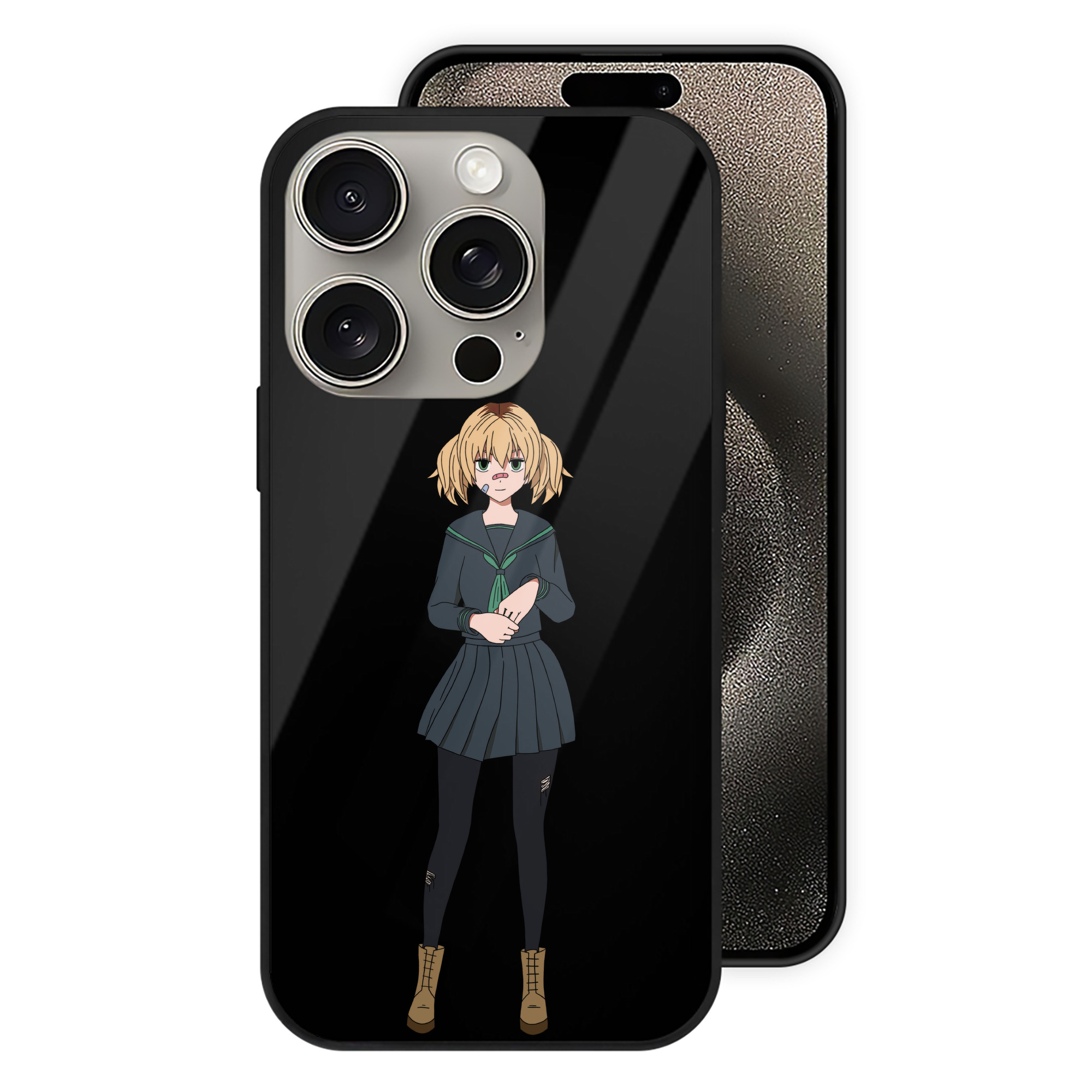 （画像用） 東京リベンジャーズ Tokyo Revengers 【iPhone15Pro対応】スマホケース 耐衝撃＆黄変防止 背面ガラス