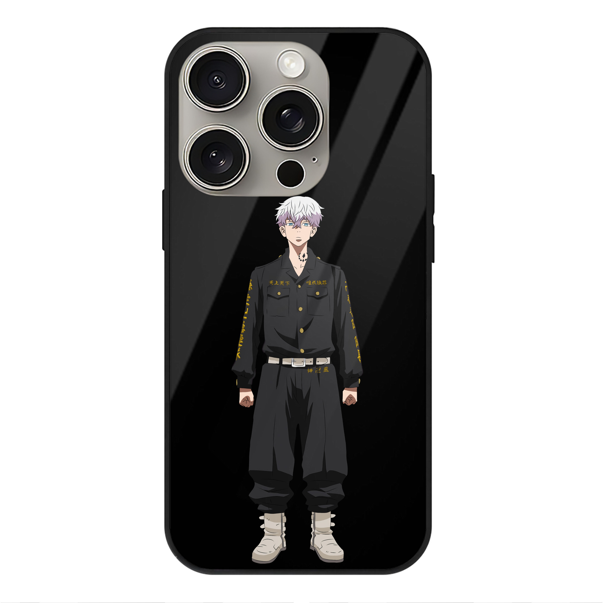 （画像用） 東京リベンジャーズ Tokyo Revengers 【iPhone15Pro対応】スマホケース 耐衝撃＆黄変防止 背面ガラス