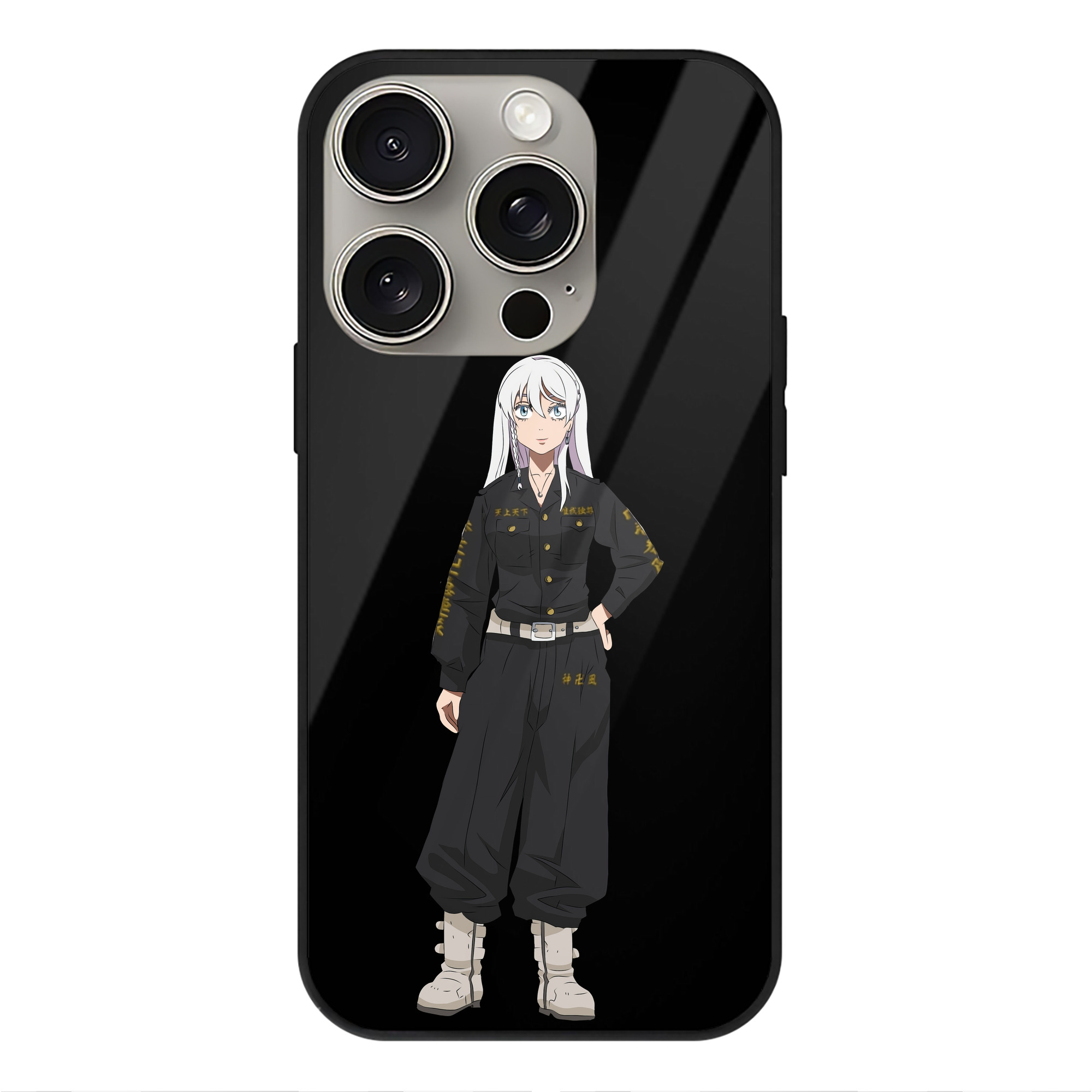 （画像用） 東京リベンジャーズ Tokyo Revengers 【iPhone15Pro対応】スマホケース 耐衝撃＆黄変防止 背面ガラス