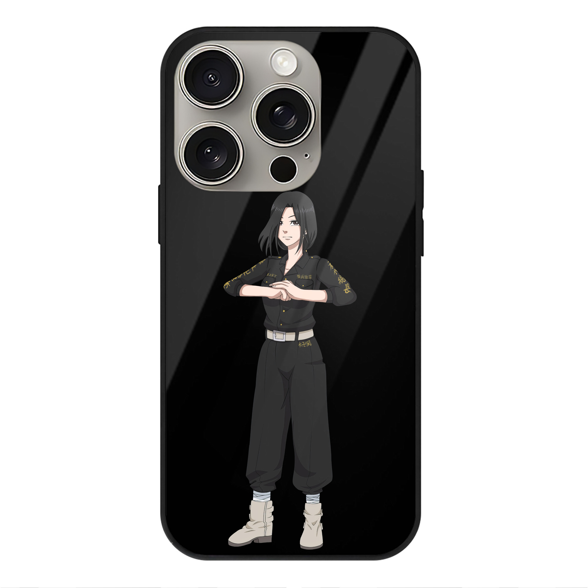 （画像用） 東京リベンジャーズ Tokyo Revengers 【iPhone15Pro対応】スマホケース 耐衝撃＆黄変防止 背面ガラス