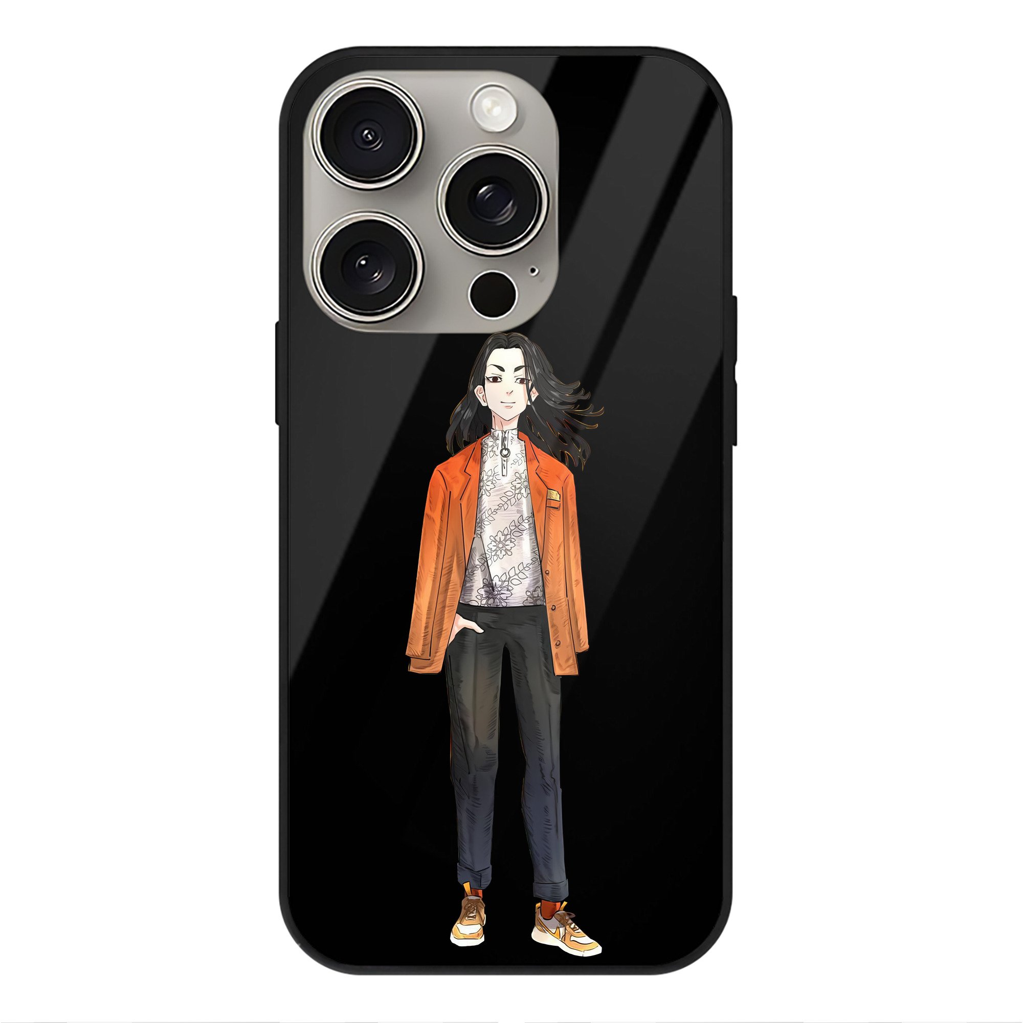 （画像用） 東京リベンジャーズ Tokyo Revengers 【iPhone15Pro対応】スマホケース 耐衝撃＆黄変防止 背面ガラス
