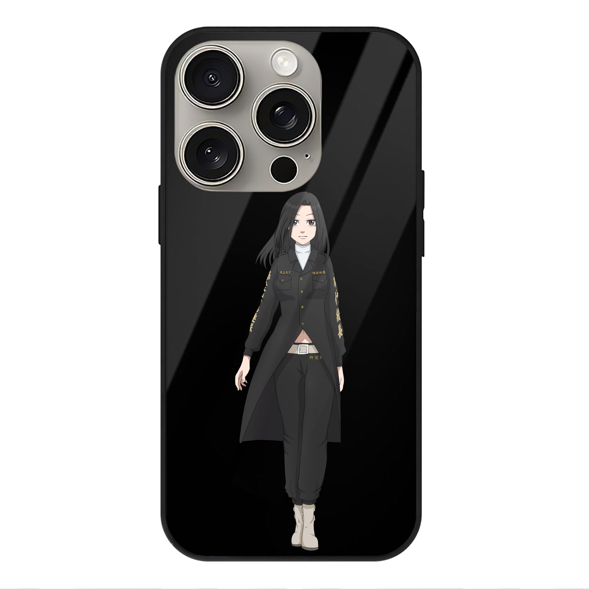 （画像用） 東京リベンジャーズ Tokyo Revengers 【iPhone15Pro対応】スマホケース 耐衝撃＆黄変防止 背面ガラス