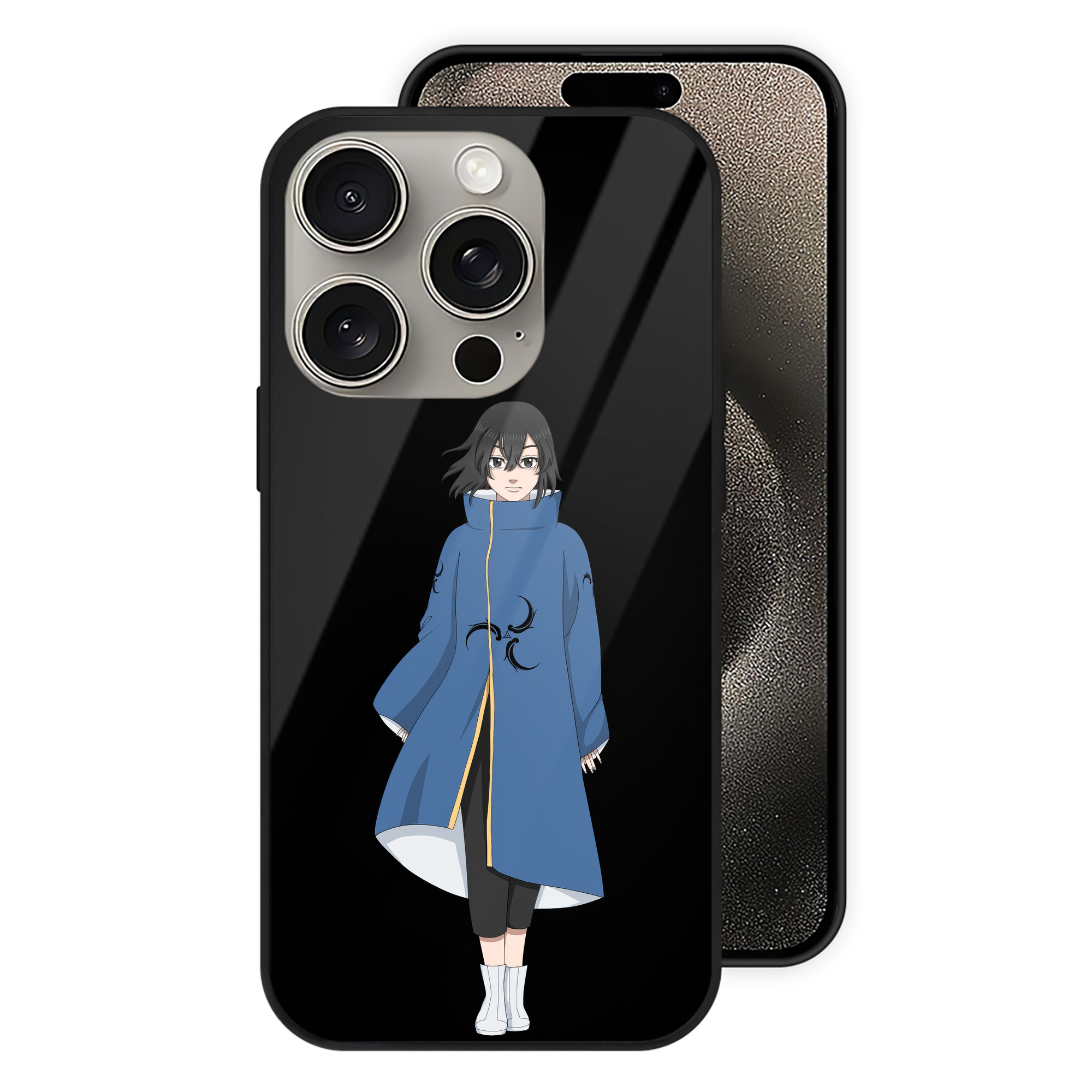 （画像用） 東京リベンジャーズ Tokyo Revengers 【iPhone15Pro対応】スマホケース 耐衝撃＆黄変防止 背面ガラス