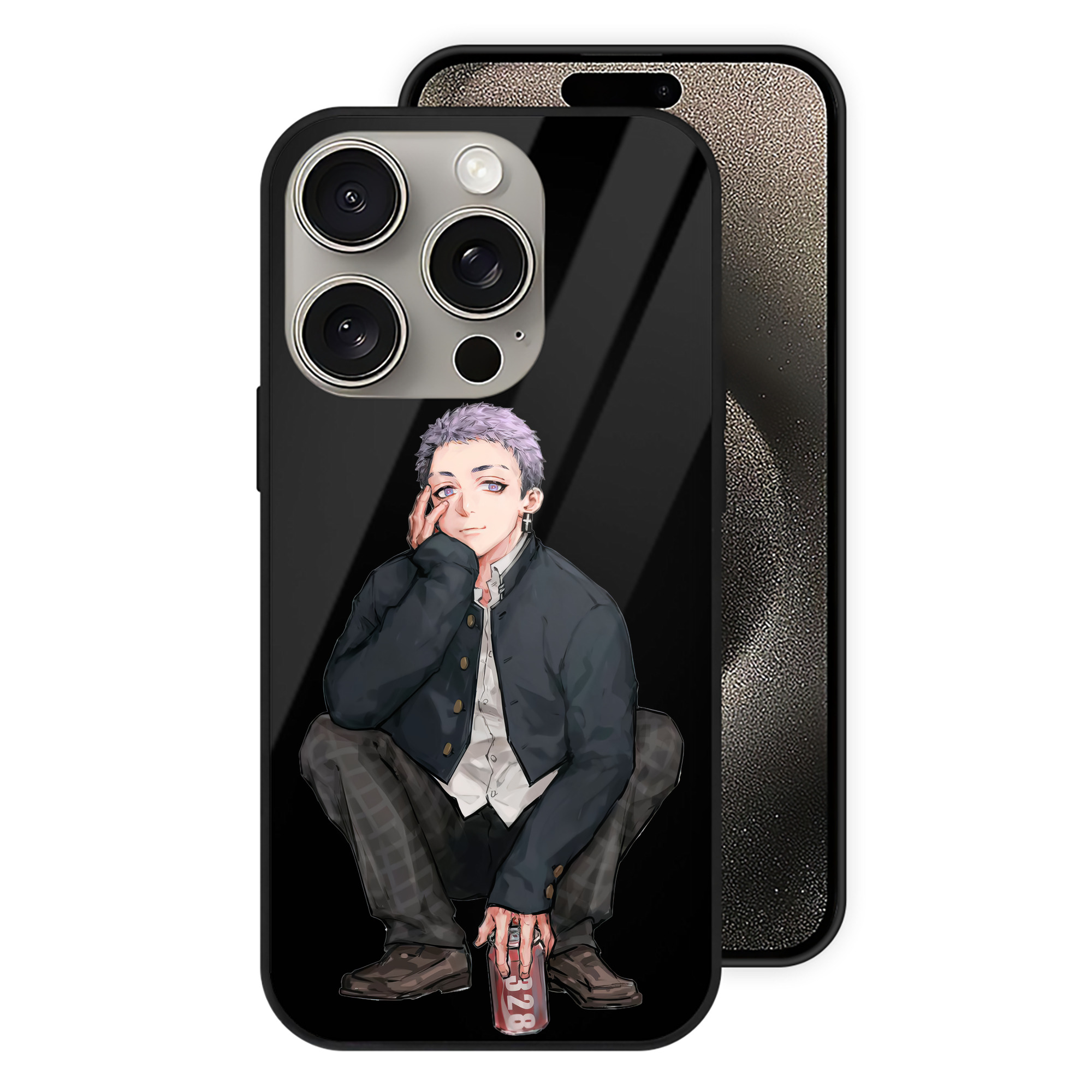 （画像用） 東京リベンジャーズ Tokyo Revengers 【iPhone15Pro対応】スマホケース 耐衝撃＆黄変防止 背面ガラス
