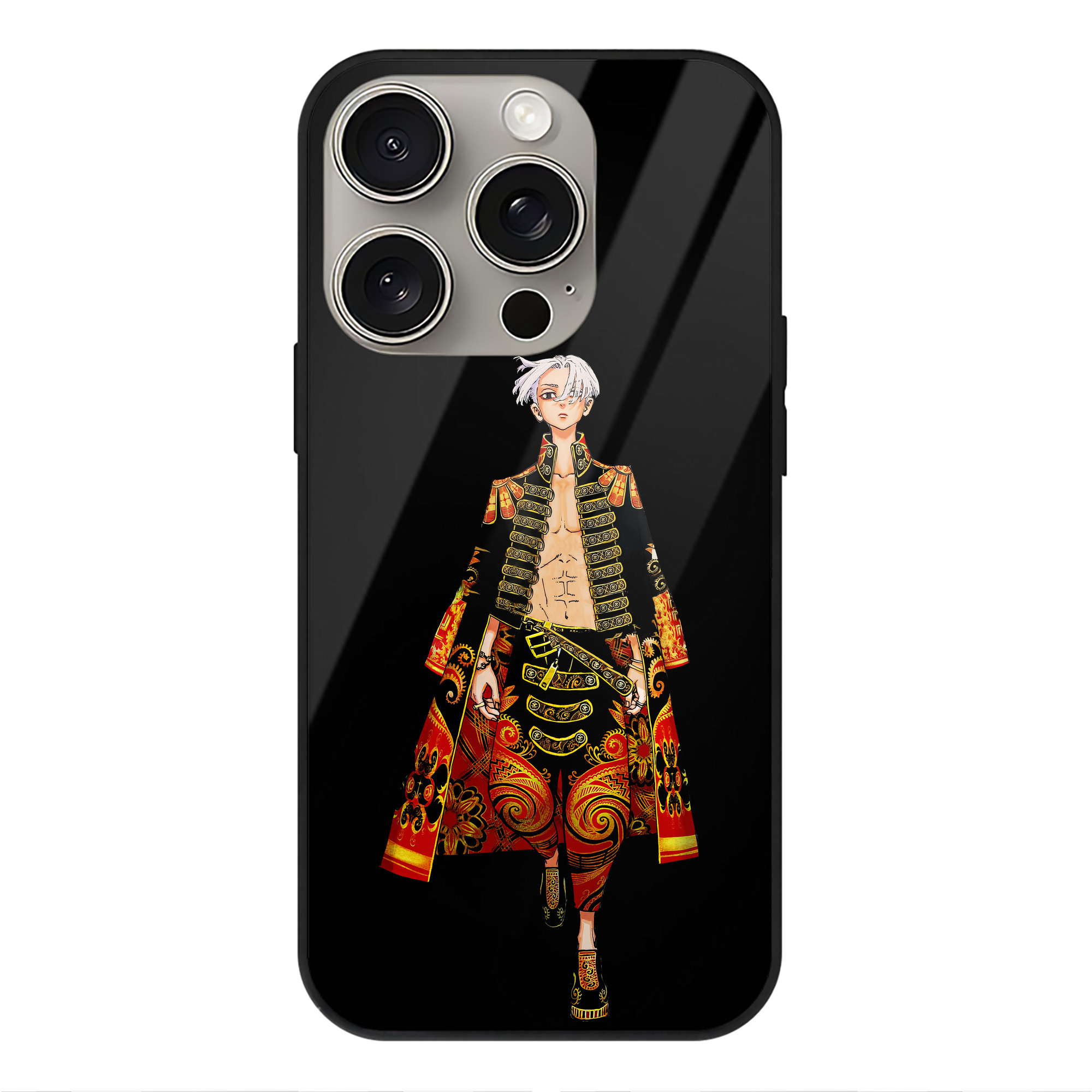 （画像用） 東京リベンジャーズ Tokyo Revengers 【iPhone15Pro対応】スマホケース 耐衝撃＆黄変防止 背面ガラス