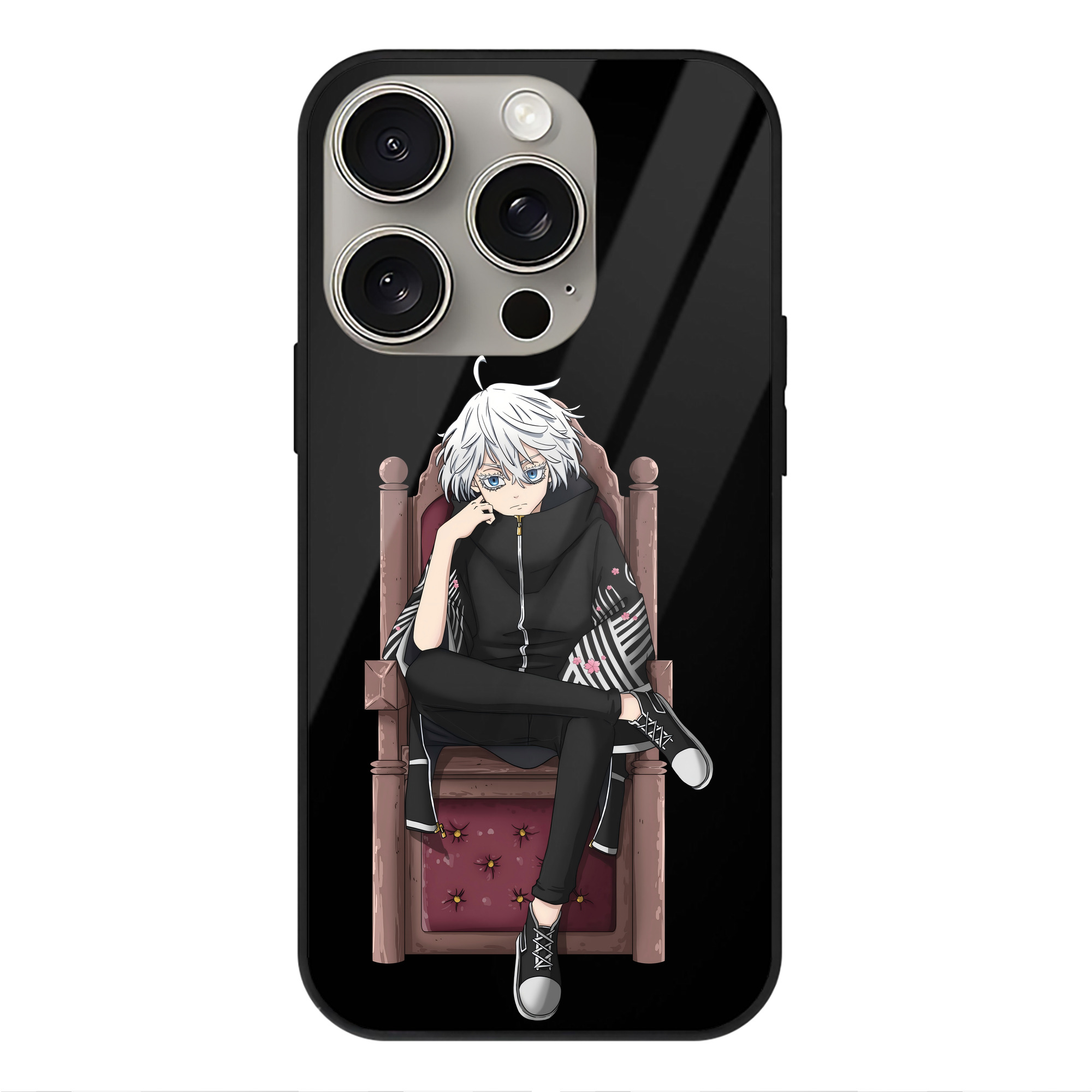 （画像用） 東京リベンジャーズ Tokyo Revengers 【iPhone15Pro対応】スマホケース 耐衝撃＆黄変防止 背面ガラス