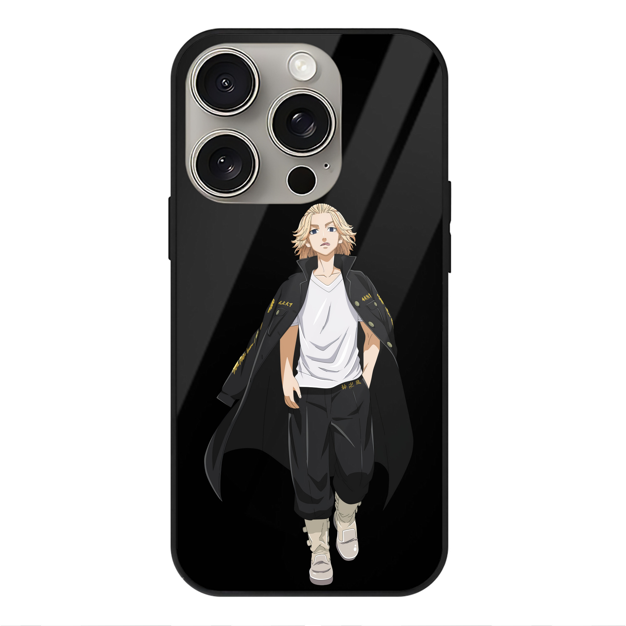 （画像用） 東京リベンジャーズ Tokyo Revengers 【iPhone15Pro対応】スマホケース 耐衝撃＆黄変防止 背面ガラス