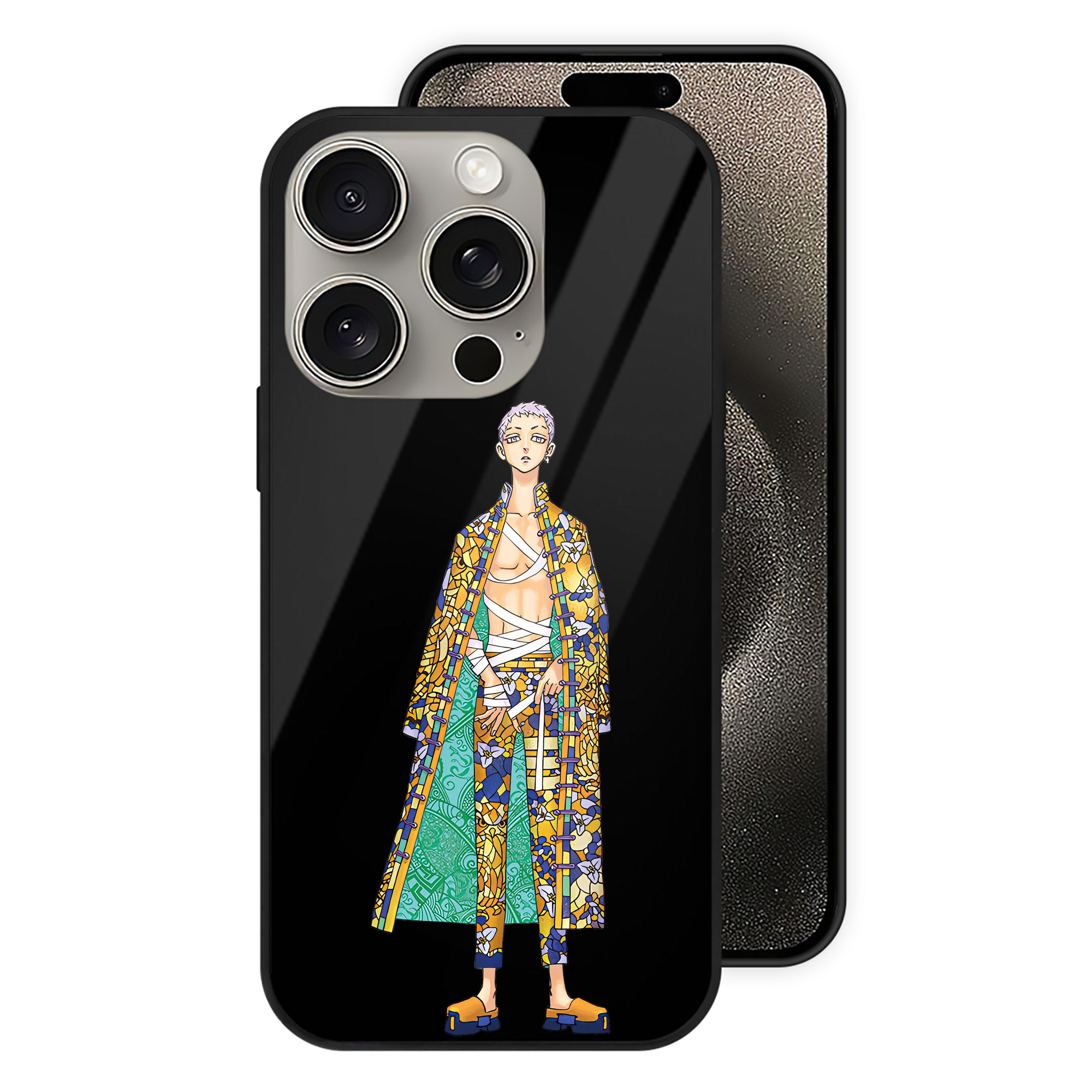 （画像用） 東京リベンジャーズ Tokyo Revengers 【iPhone15Pro対応】スマホケース 耐衝撃＆黄変防止 背面ガラス