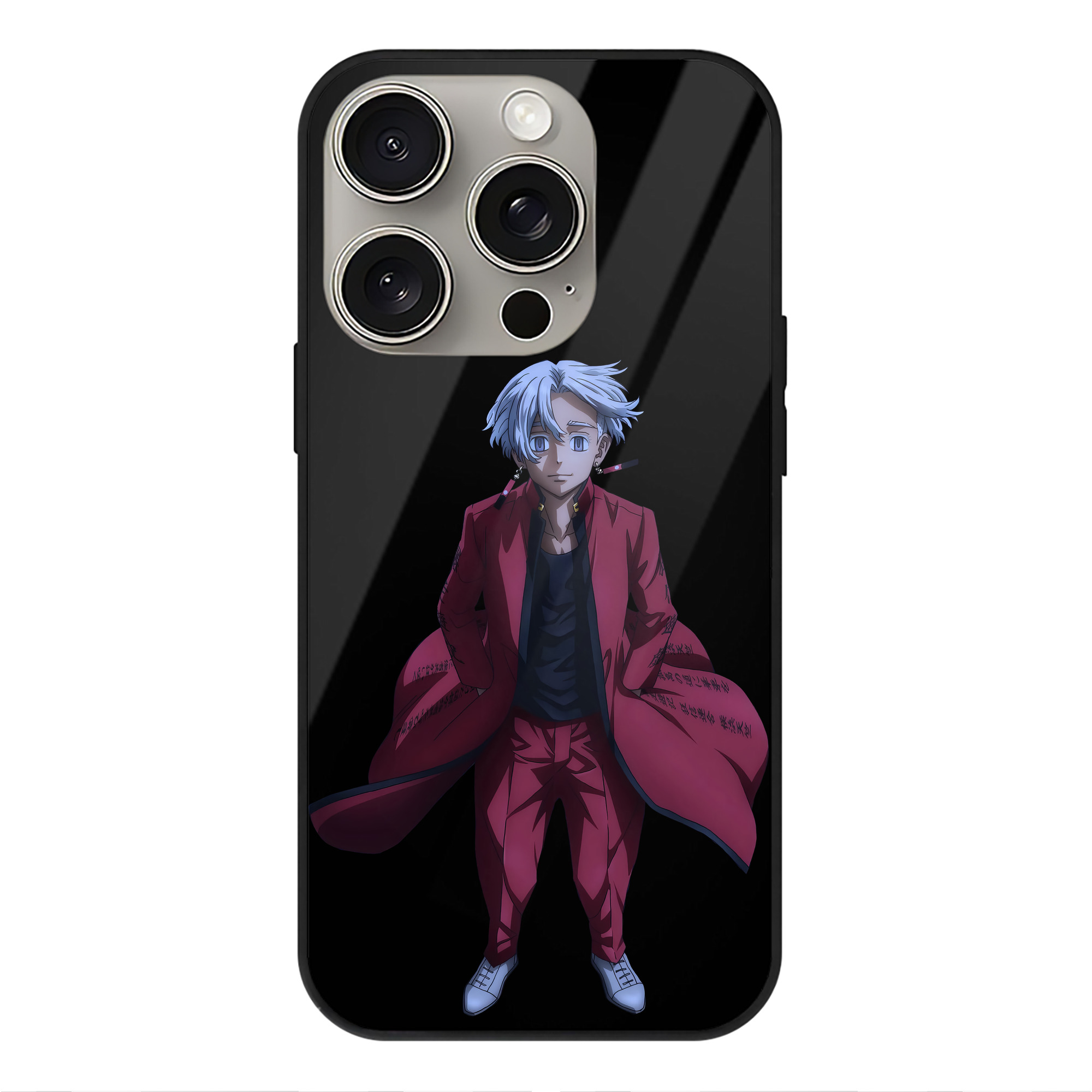 （画像用） 東京リベンジャーズ Tokyo Revengers 【iPhone15Pro対応】スマホケース 耐衝撃＆黄変防止 背面ガラス