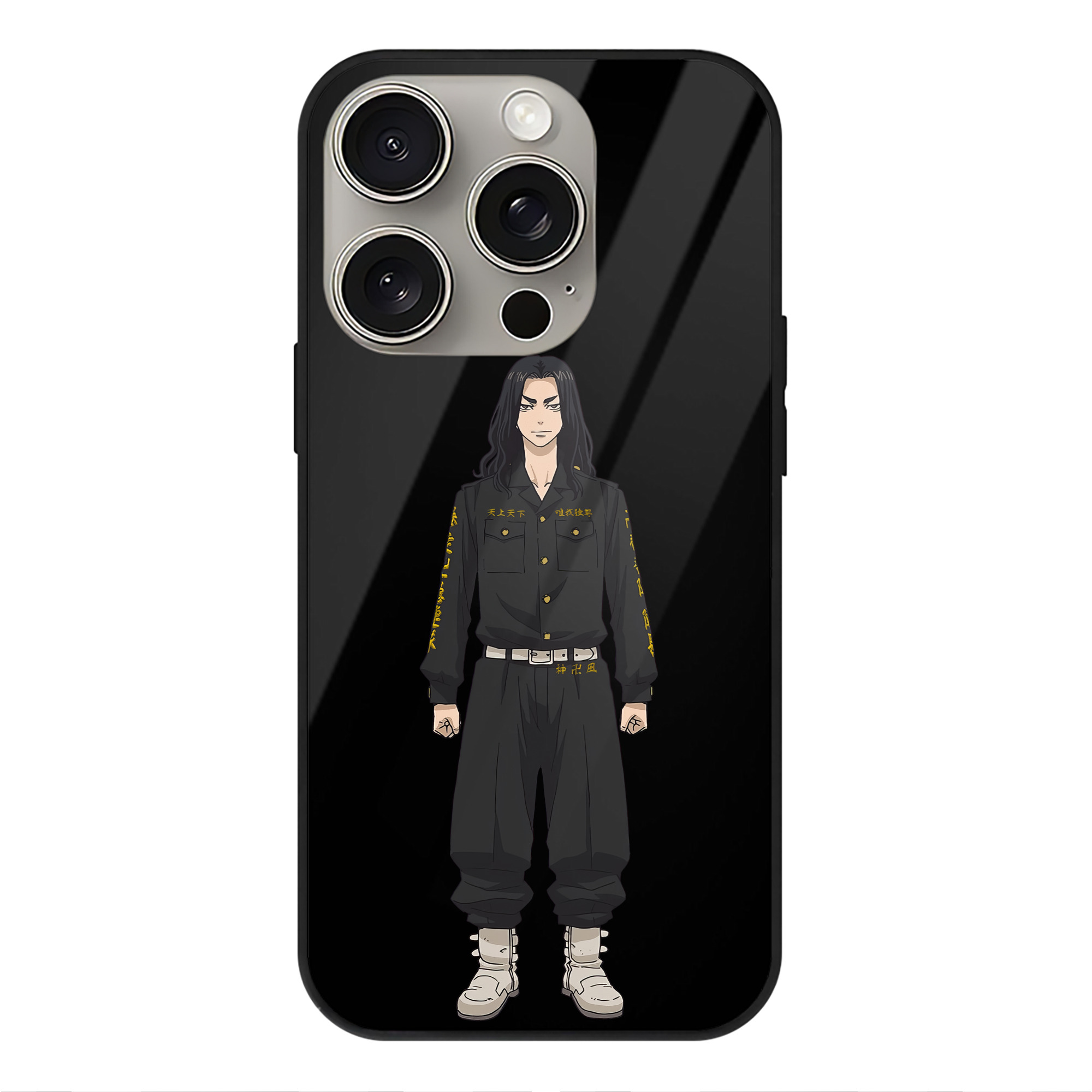 （画像用） 東京リベンジャーズ Tokyo Revengers 【iPhone15Pro対応】スマホケース 耐衝撃＆黄変防止 背面ガラス