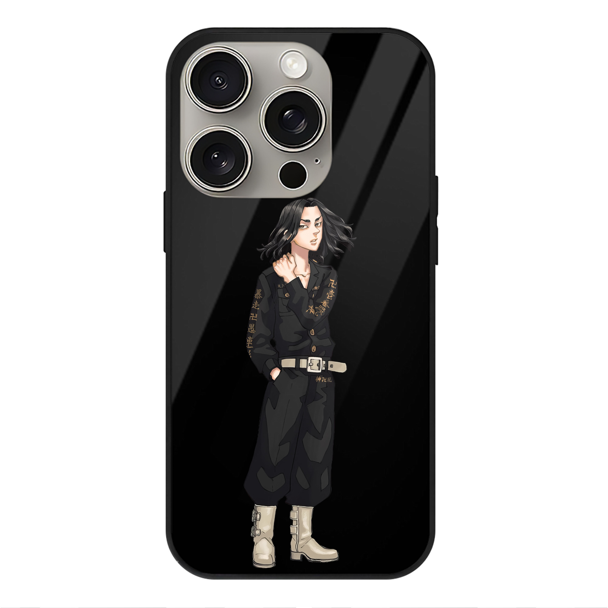 （画像用） 東京リベンジャーズ Tokyo Revengers 【iPhone15Pro対応】スマホケース 耐衝撃＆黄変防止 背面ガラス